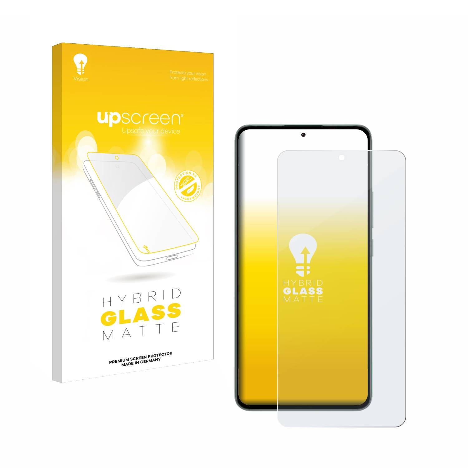 upscreen Hybrid Glas Matt Panzer-Folie für Xiaomi 13T Pro