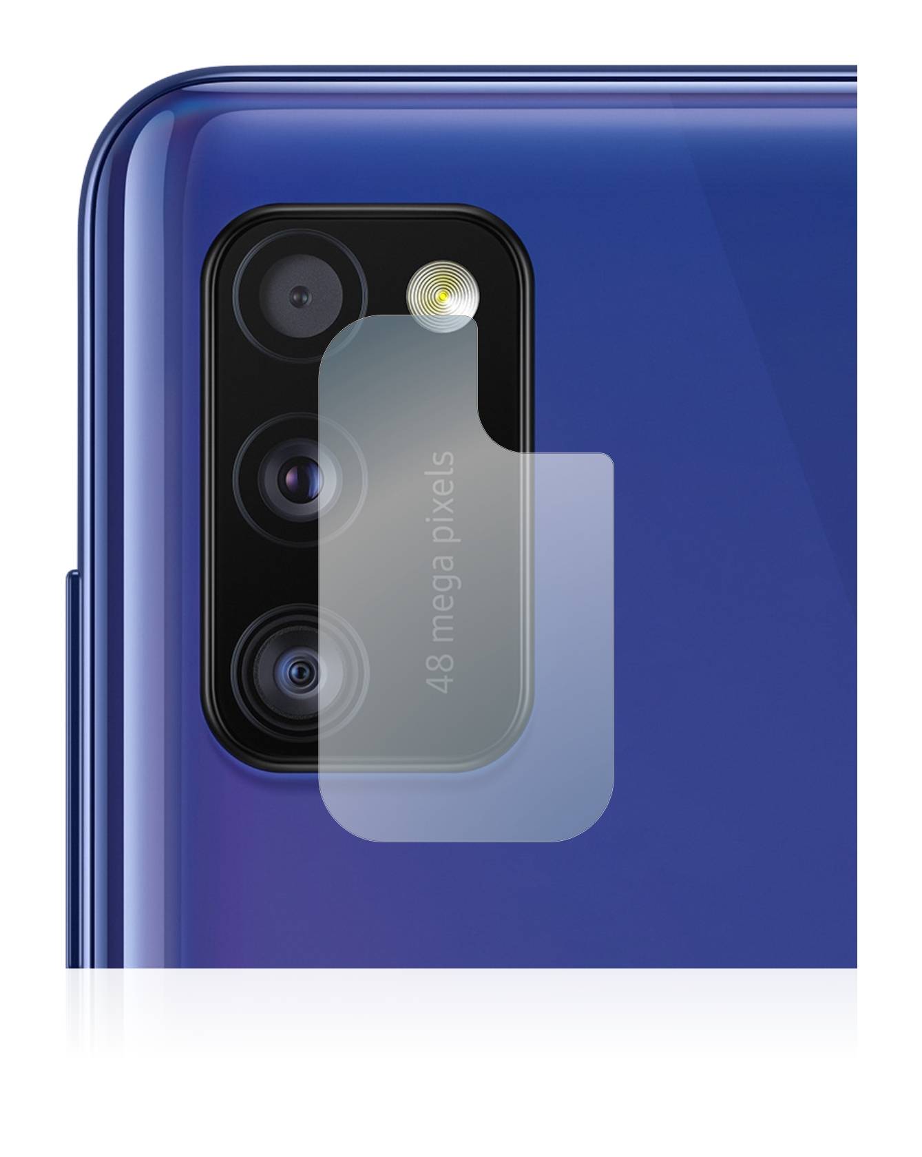 upscreen Hybrid Glas Schutz-Folie für Samsung Galaxy A41 (NUR Kameraschutz)