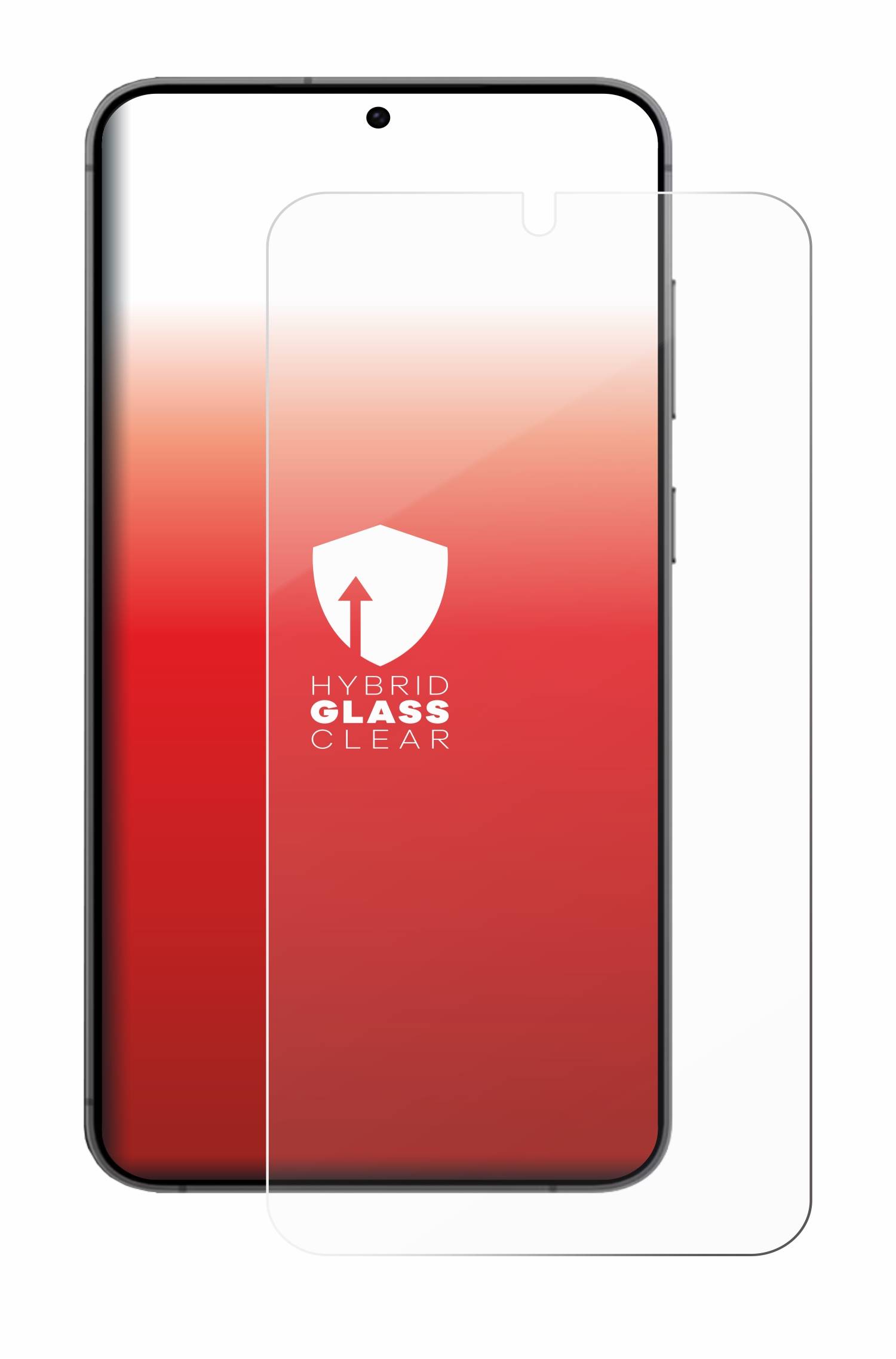 upscreen Hybrid Glas Schutz-Folie für Samsung Galaxy S24 Plus