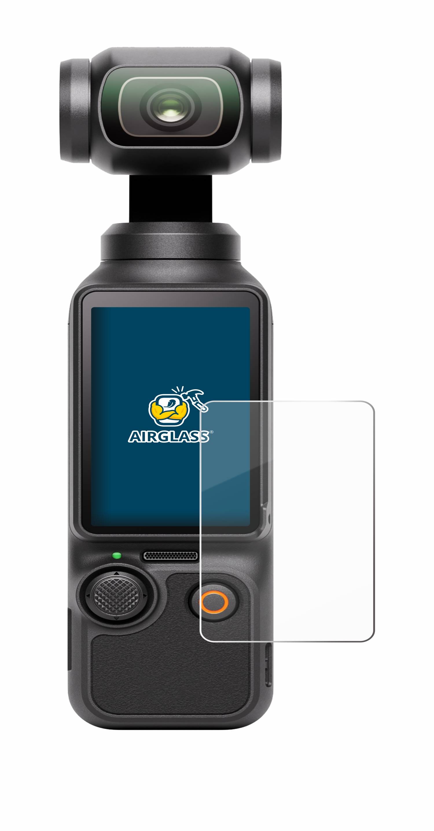BROTECT AirGlass Flexible Schutz Glas Folie für DJI Osmo Pocket 3 Klar Transparent