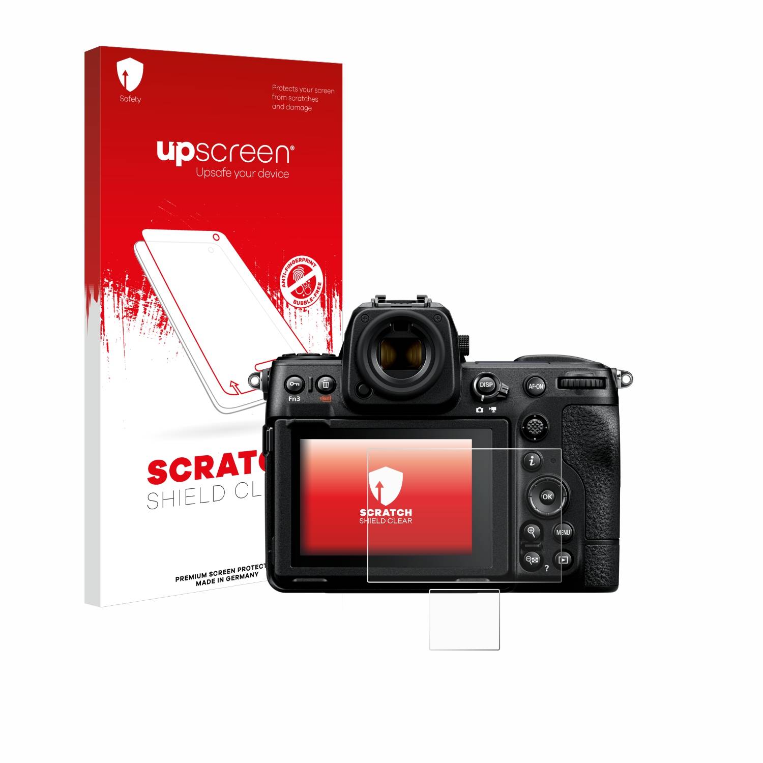 upscreen Schutzfolie für Nikon Z 8 (Display + Schulterdisplay) Kratzschutz Anti-Fingerprint Klar