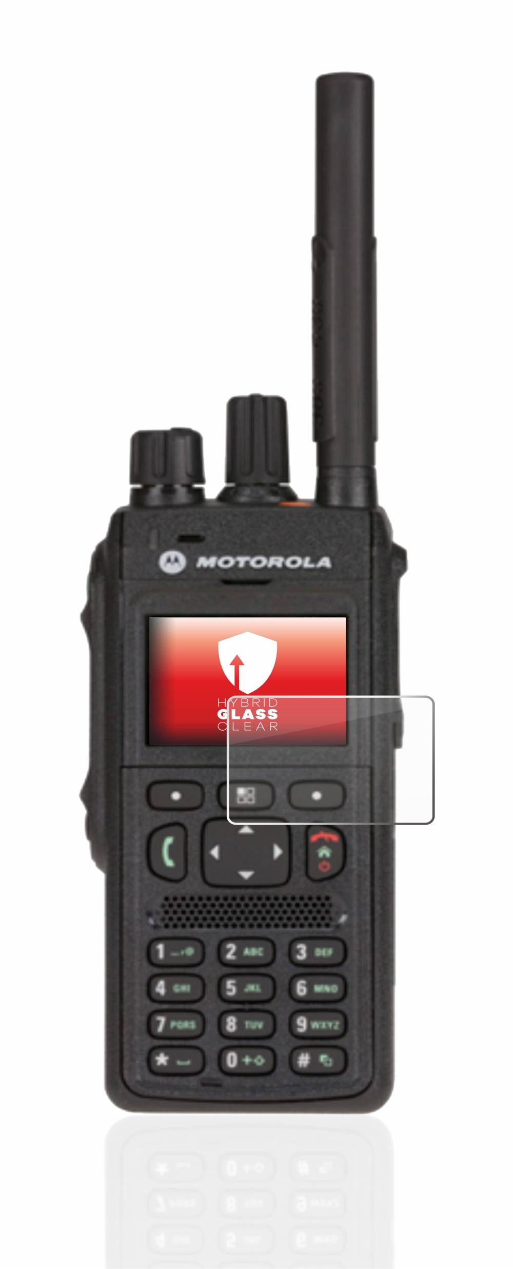 upscreen Hybrid Glas Schutz-Folie für Motorola MTP3550