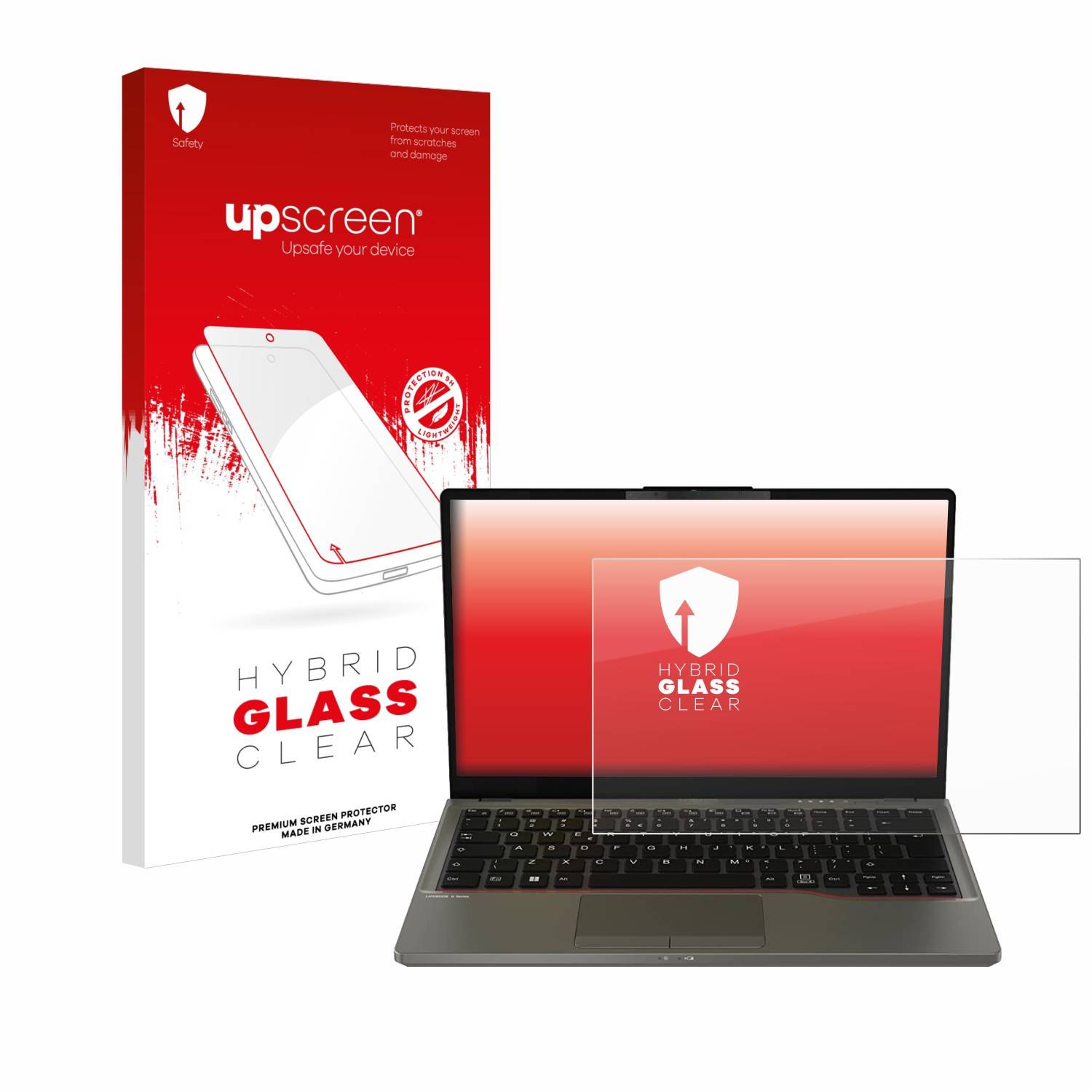 upscreen Hybrid Glas Schutz-Folie für Fujitsu Lifebook U7312