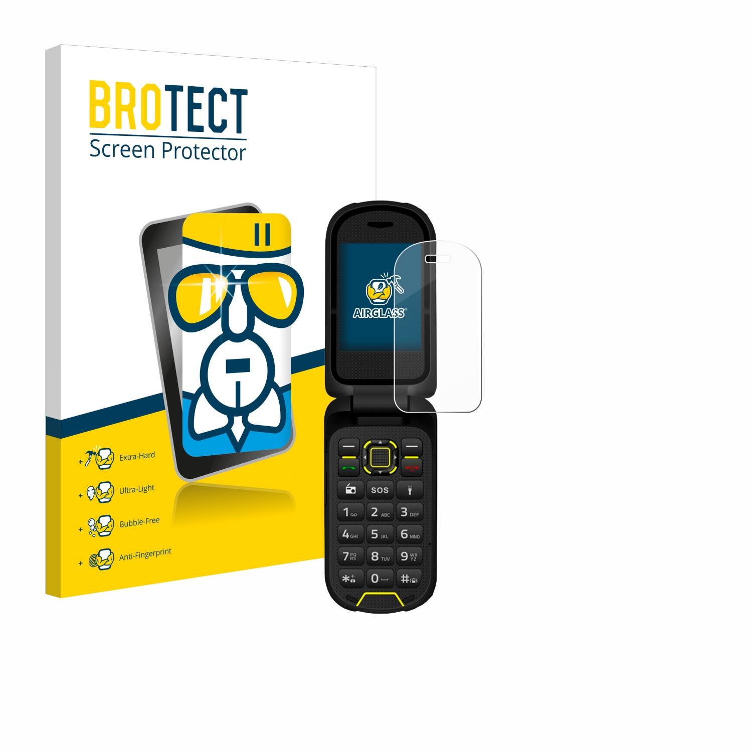 BROTECT AirGlass Glas Schutz-Folie für Hammer Bow LTE - Schutzglas