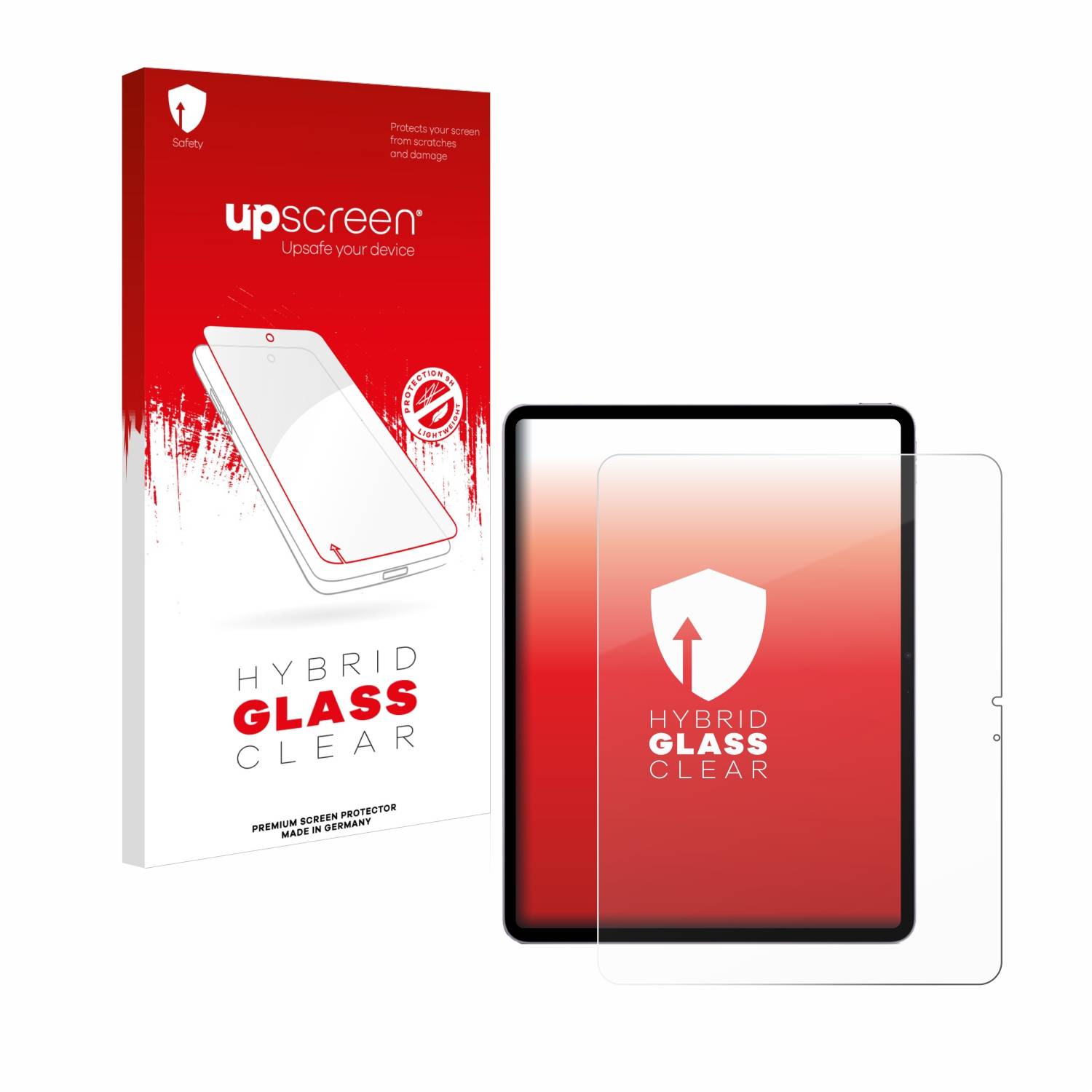 upscreen Hybrid Glas Schutz-Folie für Apple iPad Air 13 WiFi 2024