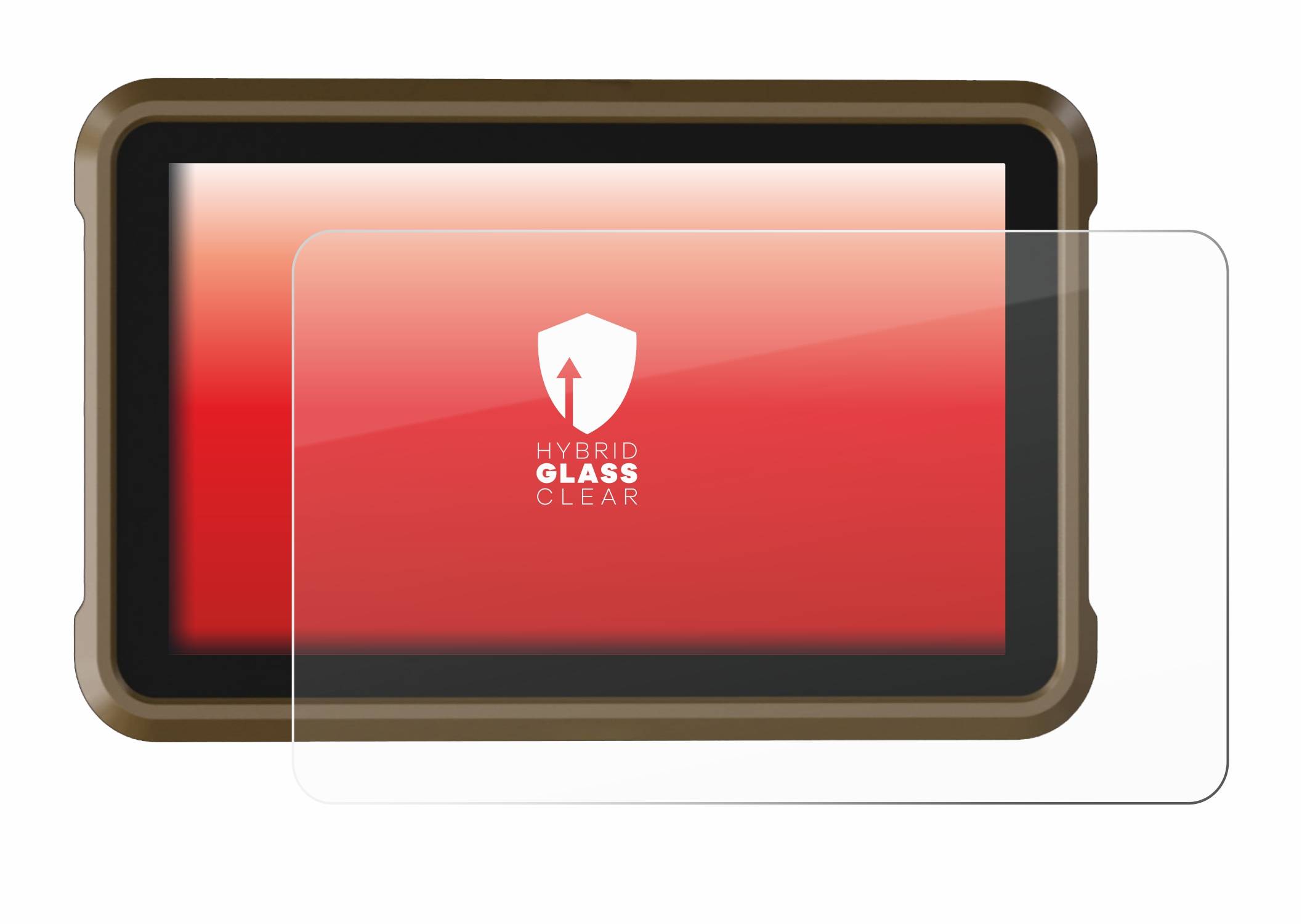 upscreen Flexible Schutz Glas Folie für Atomos Ninja Ultra Schutzglas 9H Hybridglas Klar