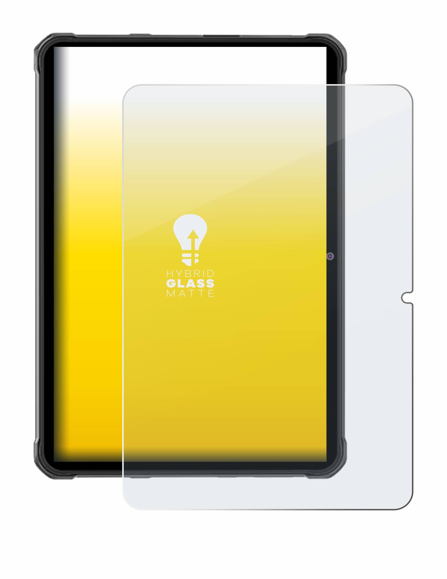 upscreen Hybrid Glas Matt Schutz-Folie für Hotwav R7