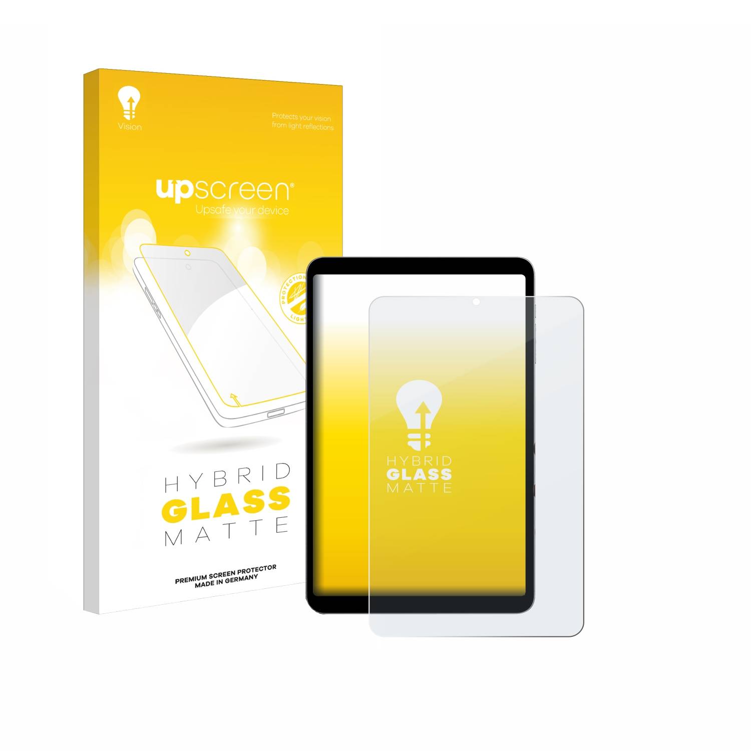 upscreen Flexible Schutz Glas Folie für Alldocube iPlay 50 mini Pro Schutzglas 9H Hybridglas Matt Entspiegelt