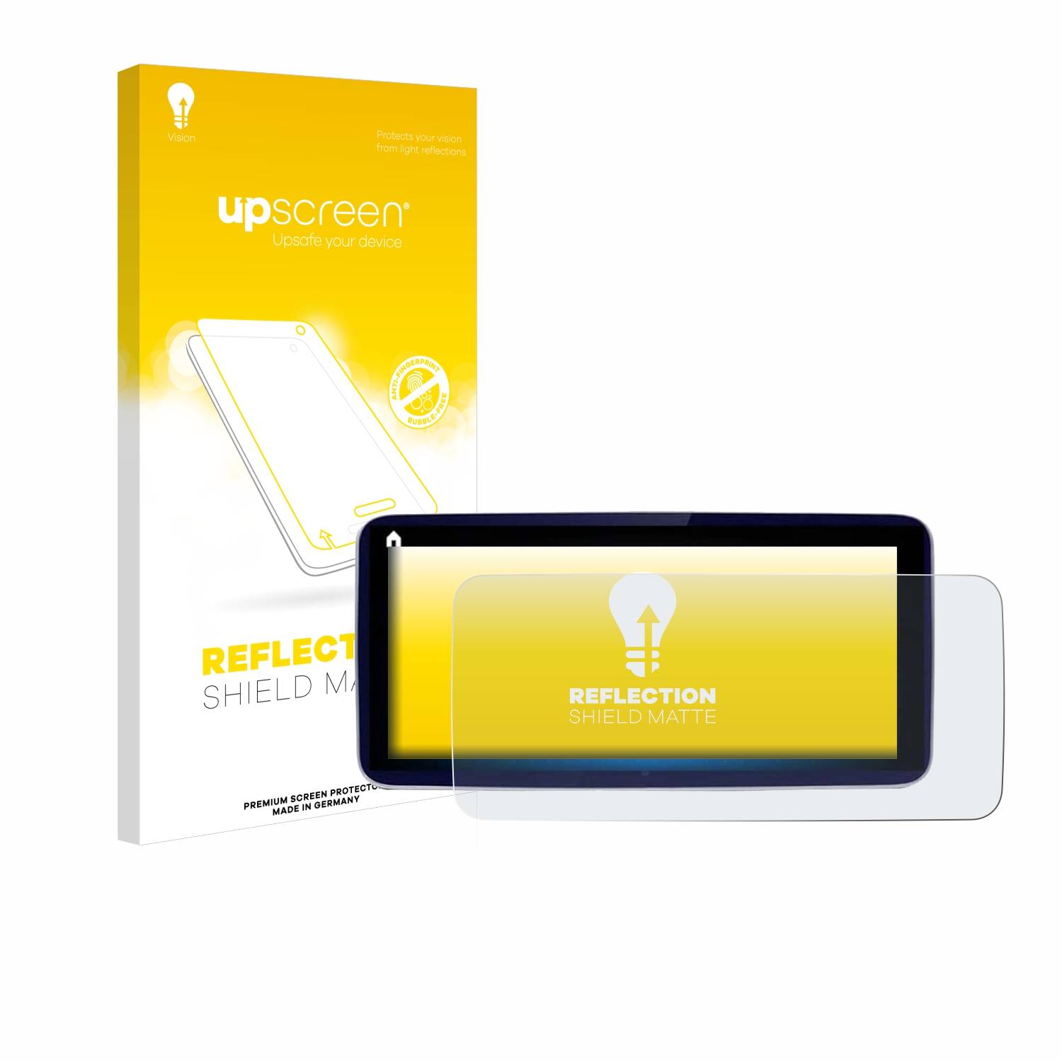 upscreen Reflection Shield Matt Schutzfolie für Mercedes-Benz GLC X253 Mopf 2019-2020 MBUX 10.25