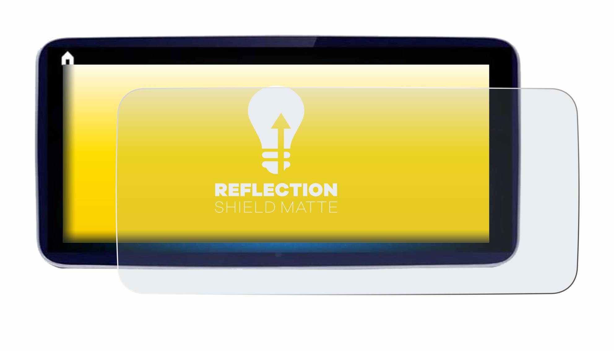 upscreen Reflection Shield Matt Schutzfolie für Mercedes-Benz GLC X253 Mopf 2019-2020 MBUX 10.25