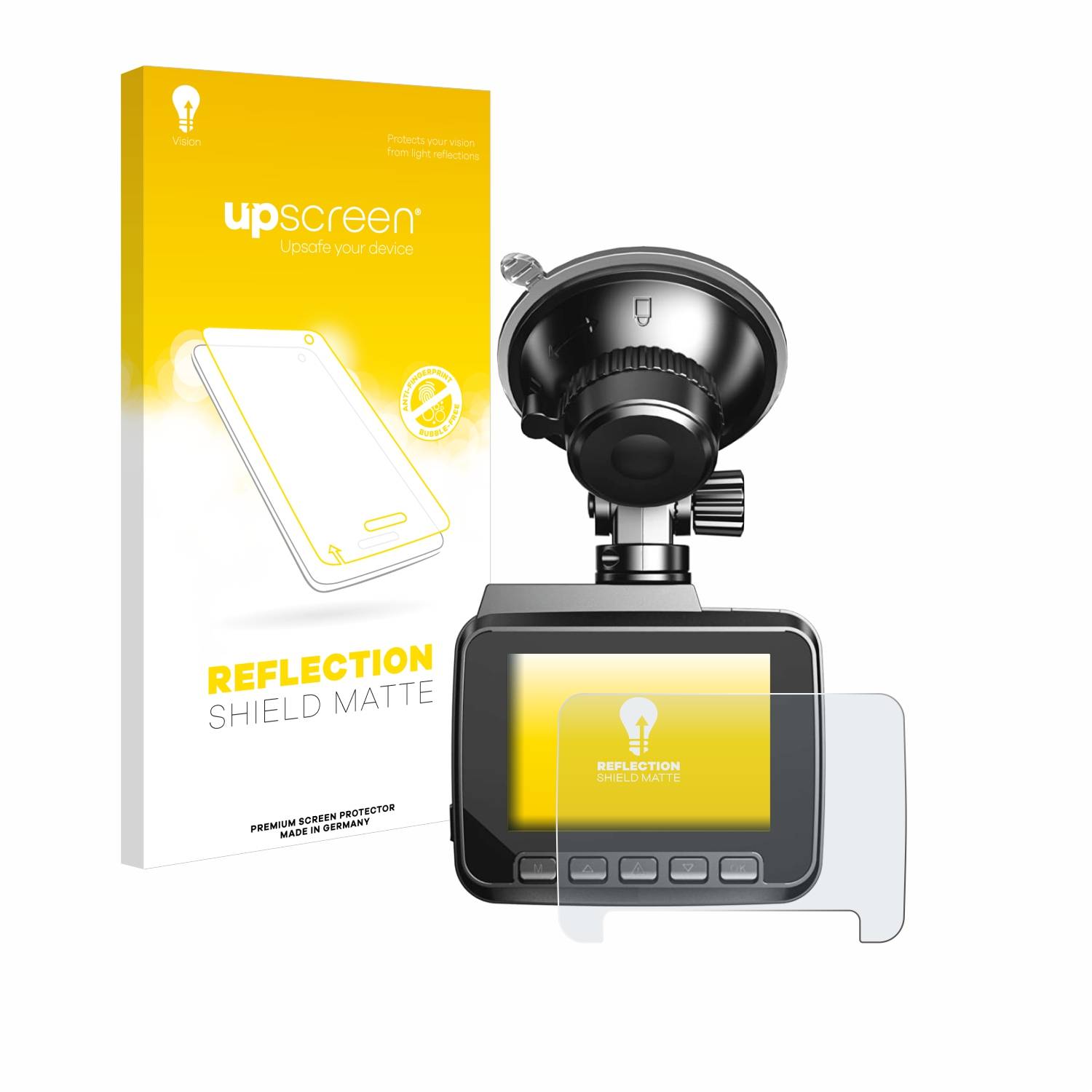 upscreen Reflection Shield Matt Schutzfolie für Azdome IT-G63D