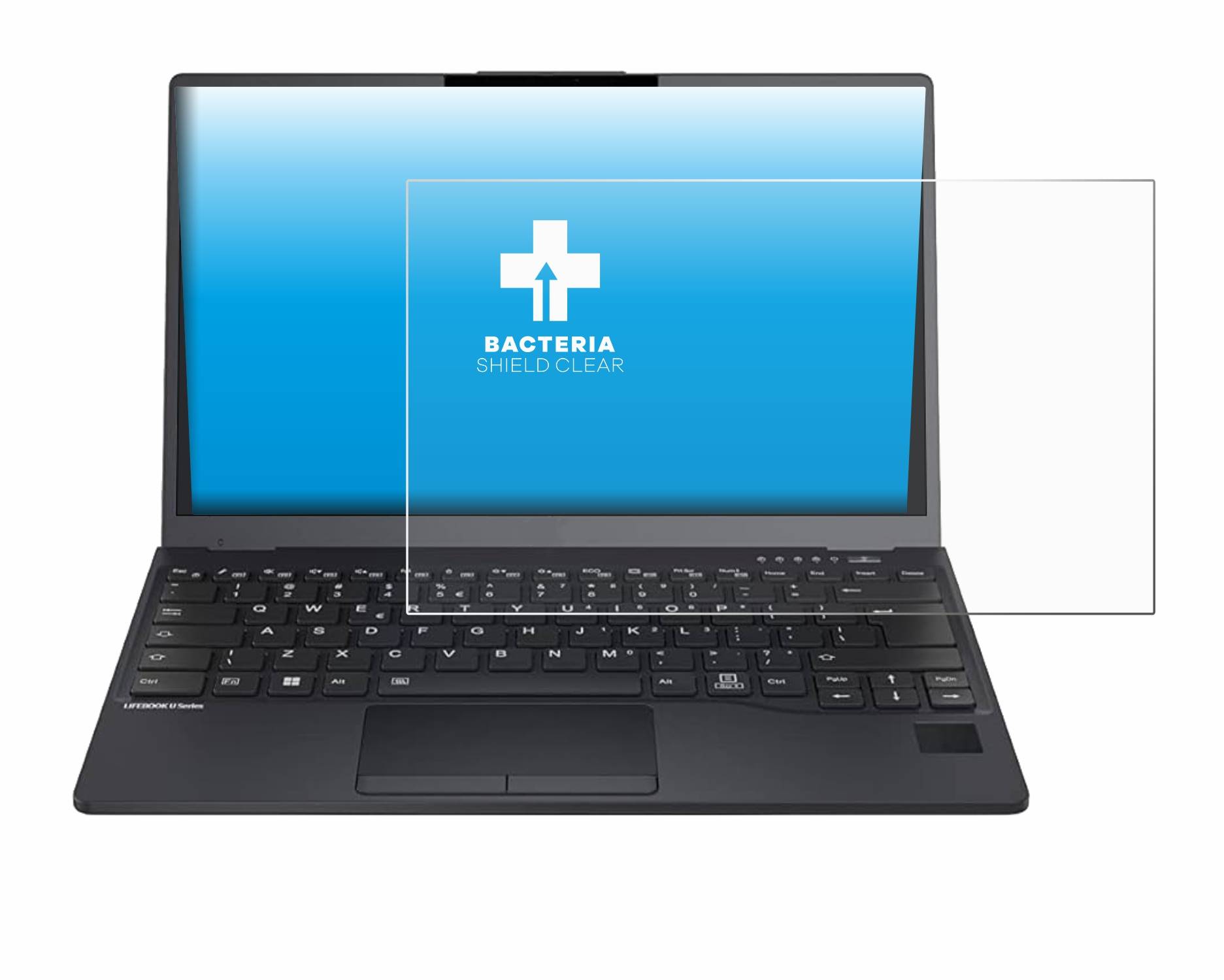 upscreen Bacteria Shield Schutzfolie für Fujitsu Lifebook U9312 - Antibakteriell