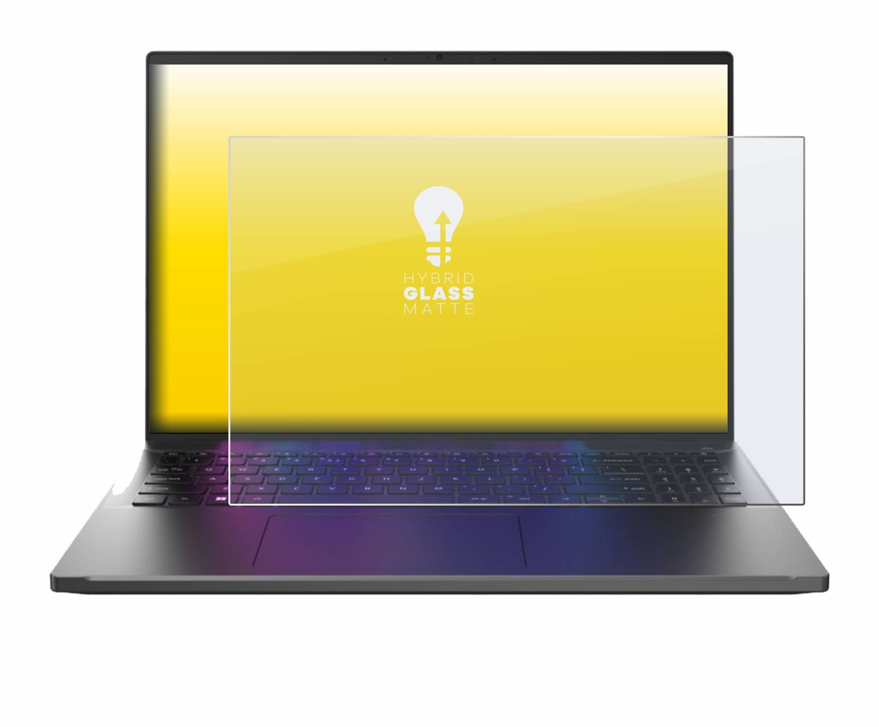 upscreen Hybrid Glas Matt Panzer-Folie für Acer Swift Go 16