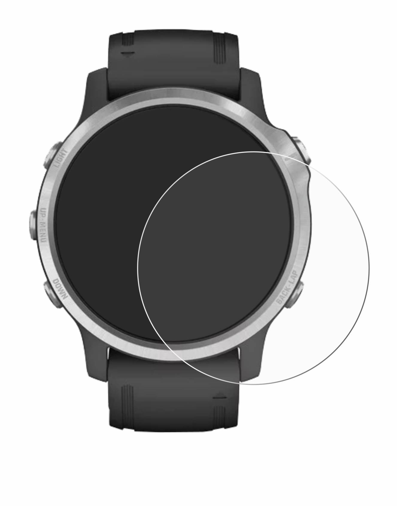 upscreen Schutzfolie für Garmin Fenix 6S / 6S Pro Kratzschutz Anti-Fingerprint Klar