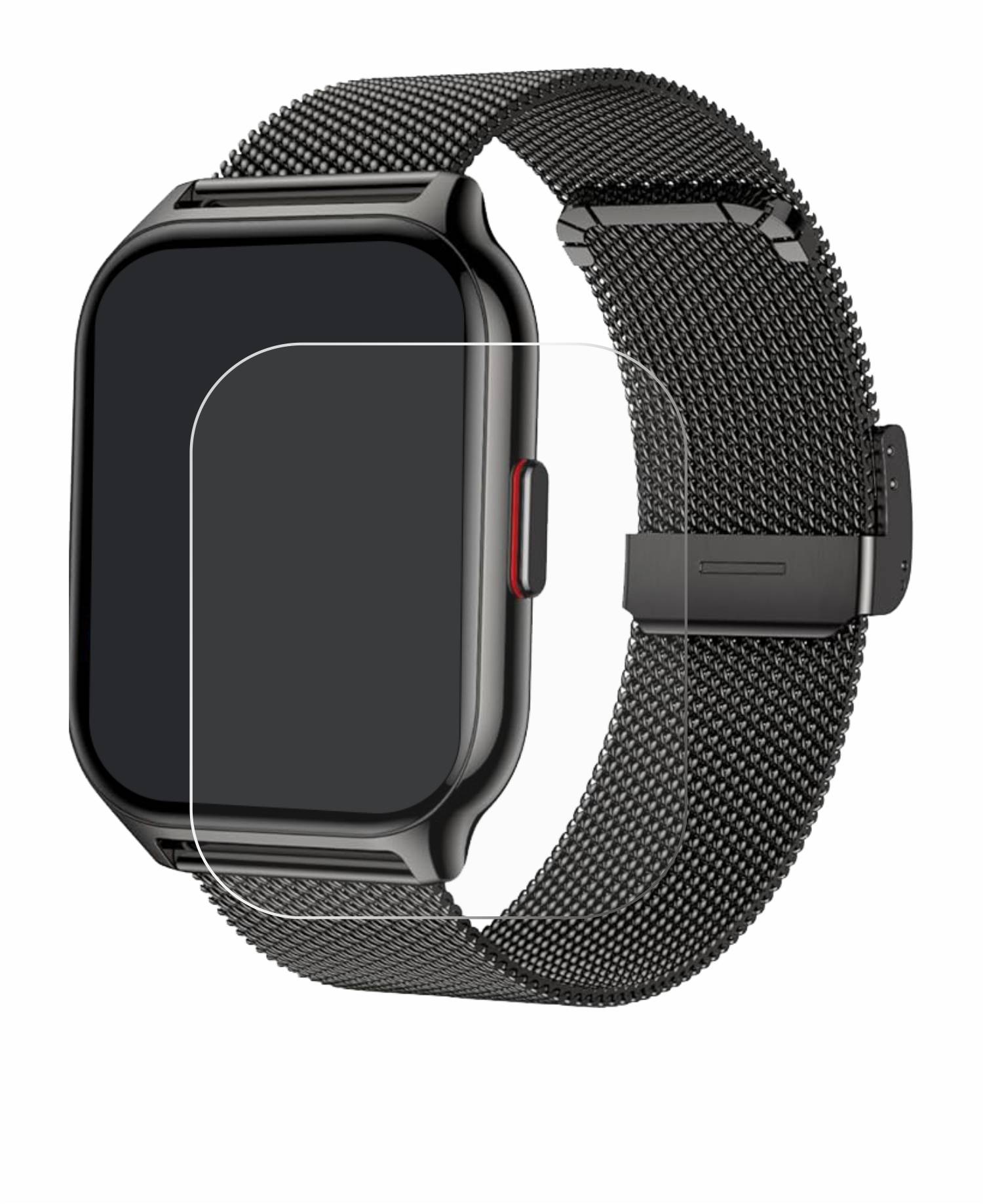 upscreen Schutzfolie für Narcid P95 2" Antibakterielle Folie Klar Anti-Kratzer