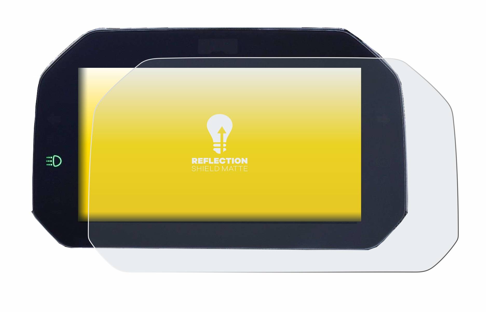 upscreen Reflection Shield Matt Schutzfolie für BMW F 900 R 2019 Connectivity TFT 6.5