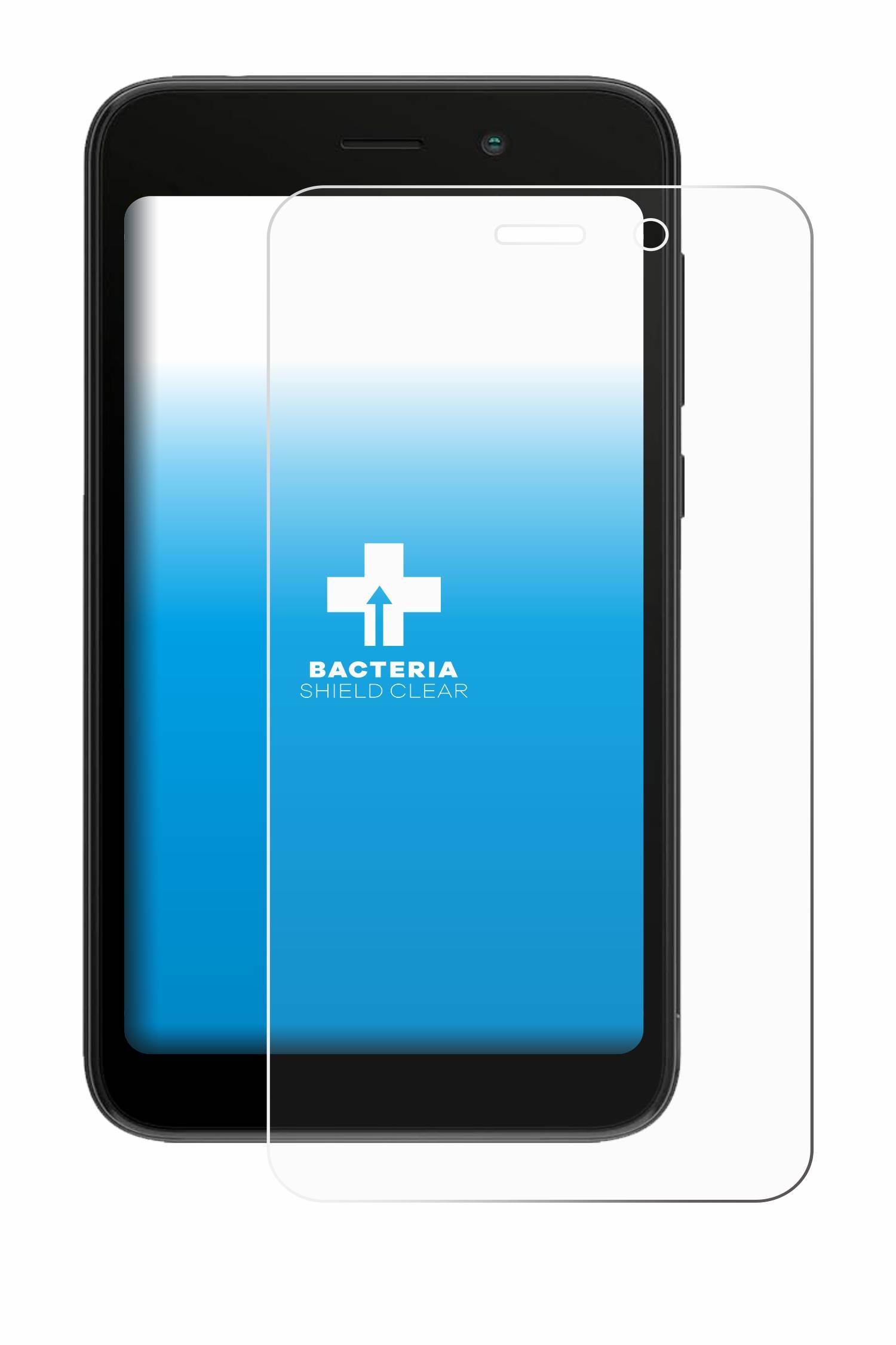upscreen Bacteria Shield Schutzfolie für Wiko Y52 - Antibakteriell