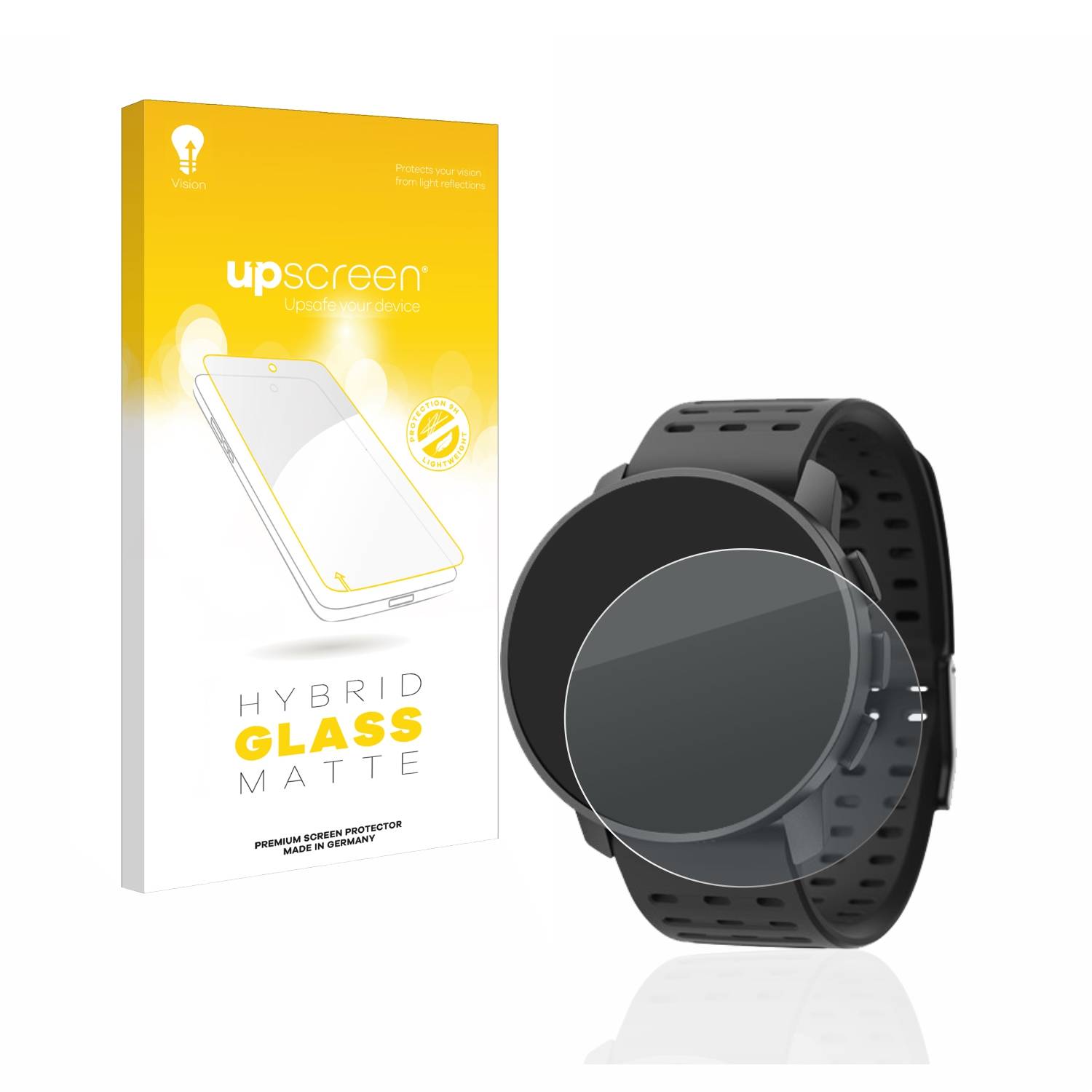 upscreen Hybrid Glas Matt Schutz-Folie für Suunto 9 Peak Pro