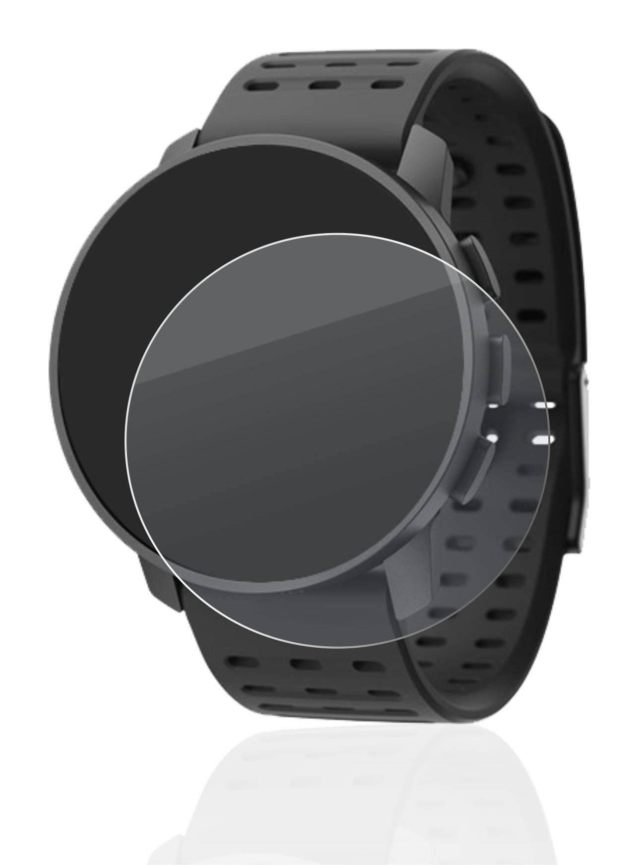 upscreen Hybrid Glas Matt Schutz-Folie für Suunto 9 Peak Pro