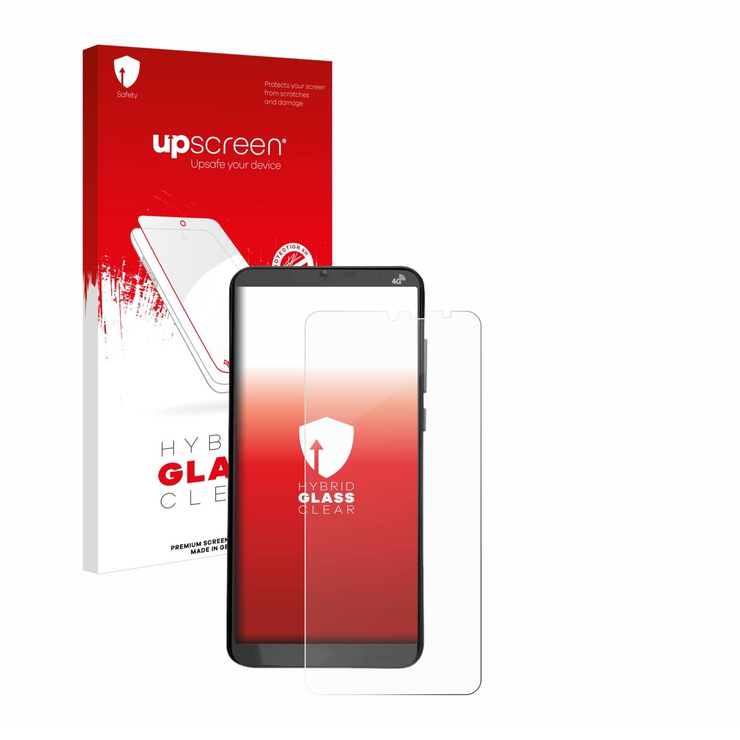 upscreen Flexible Schutz Glas Folie für Brondi Amico XL Schutzglas 9H Hybridglas Klar