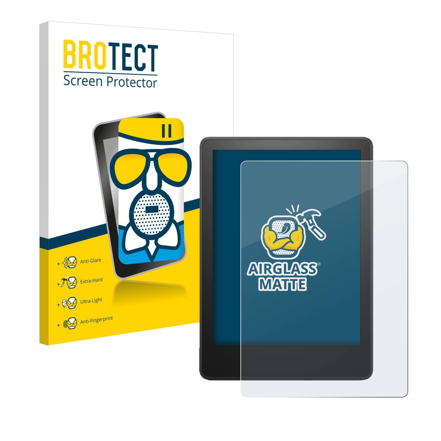 BROTECT AirGlass Flexible Schutz Glas Folie für Amazon Kindle Paperwhite 2023 (11. Gen.) Matt Entspiegelt