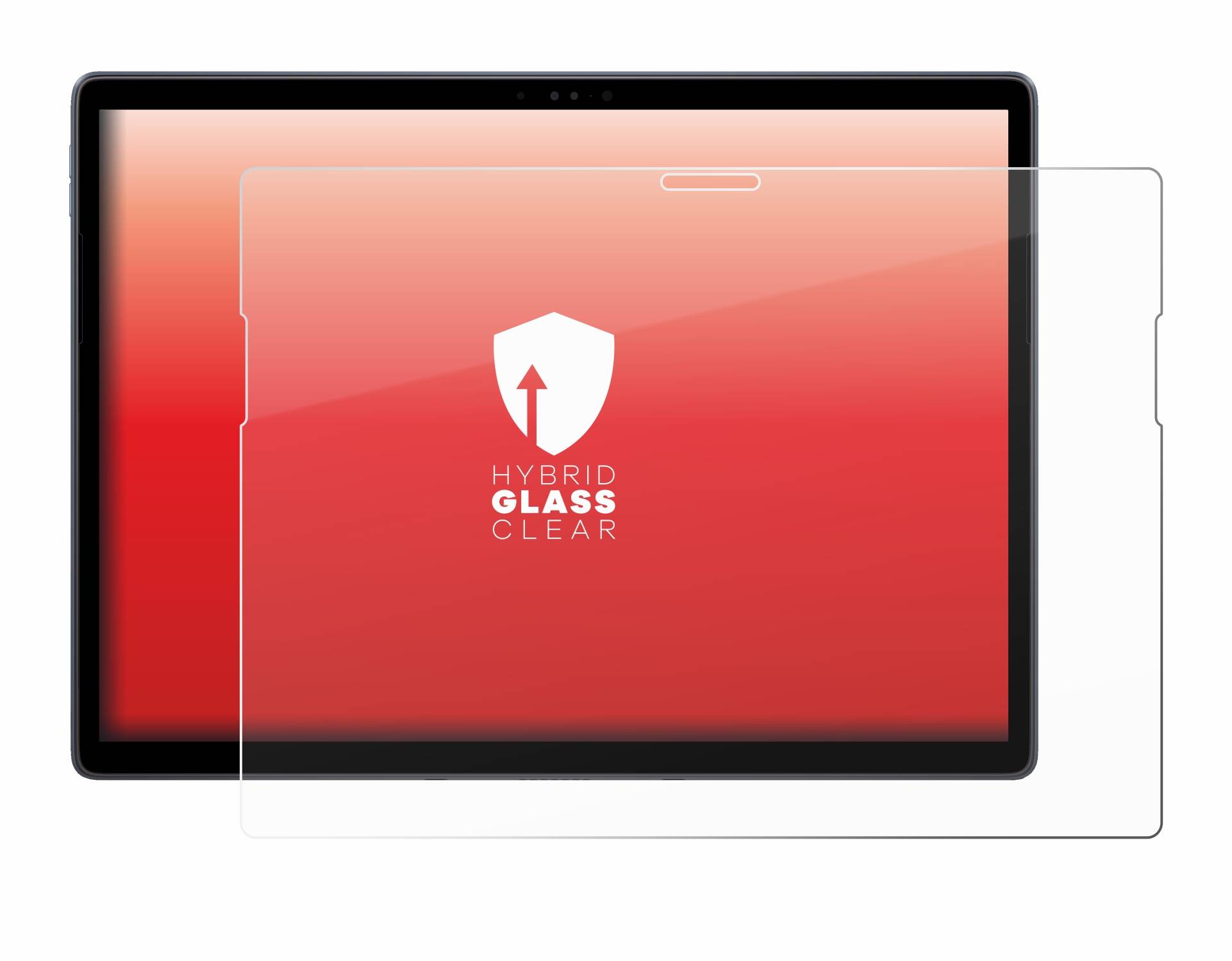 upscreen Flexible Schutz Glas Folie für Dell Latitude 7350 Detachable Schutzglas 9H Hybridglas Klar