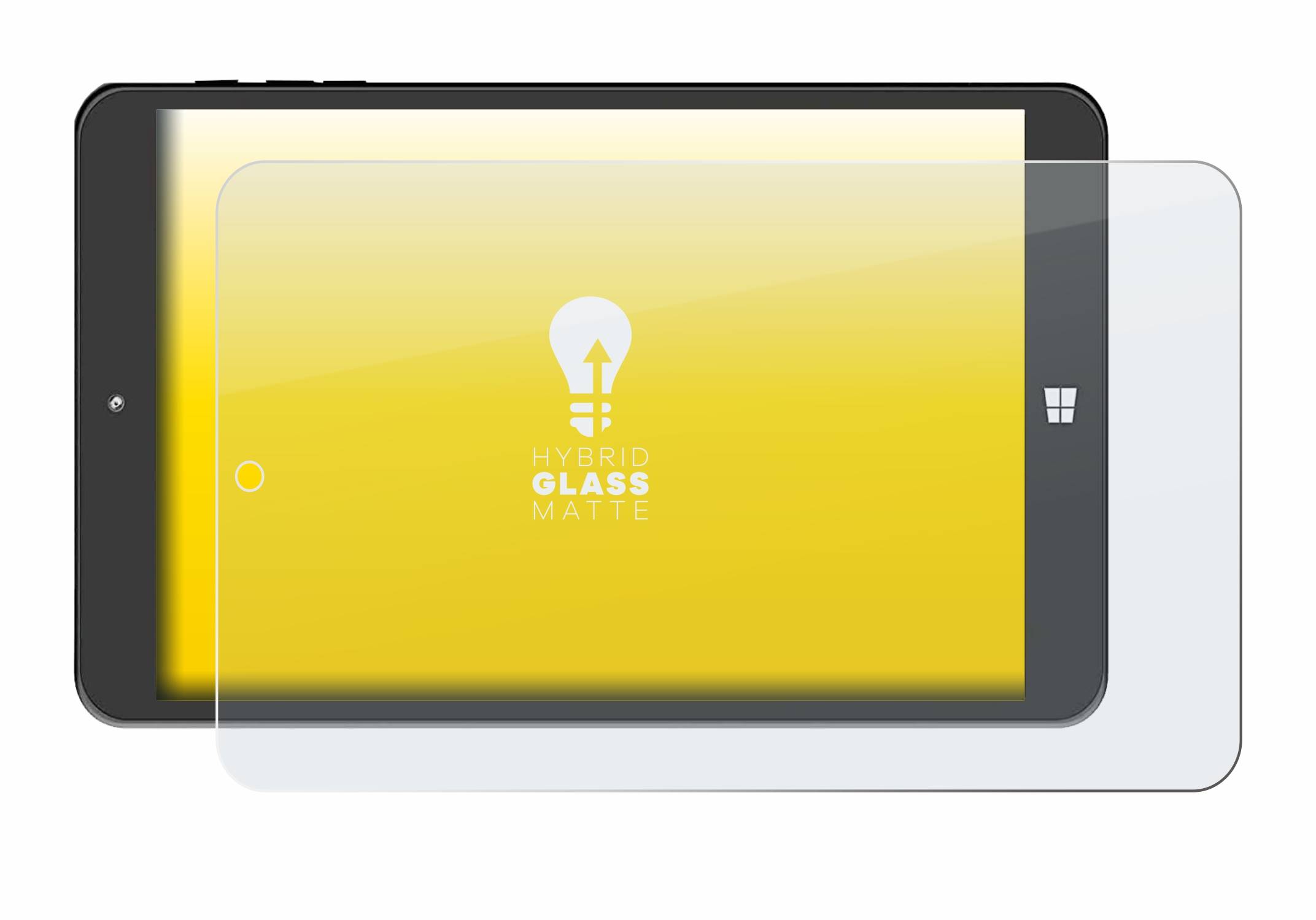 upscreen Hybrid Glas Matt Panzer-Folie für SZTPS Tablet 8