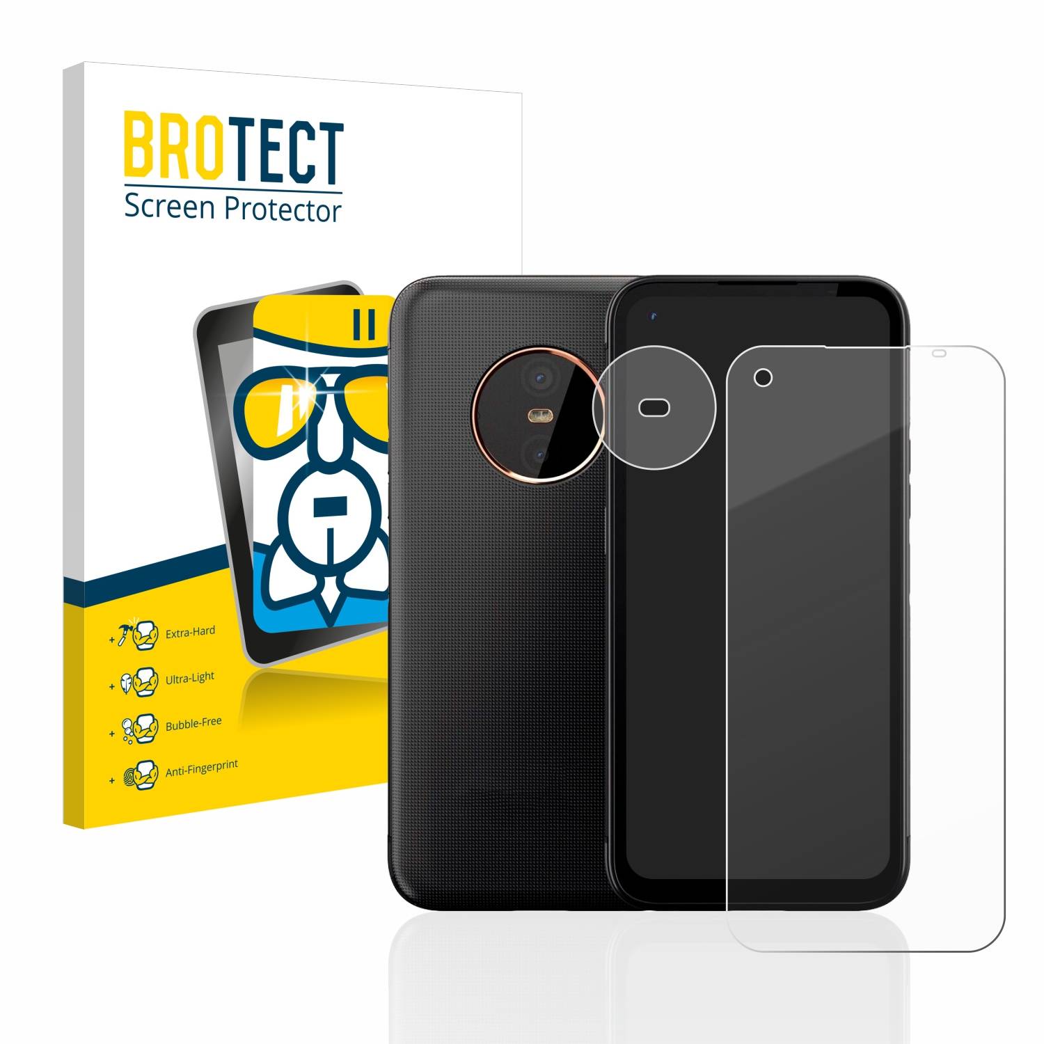 BROTECT AirGlass Glas Schutz-Folie für Gigaset GX6 (Display+Kamera) - Schutzglas