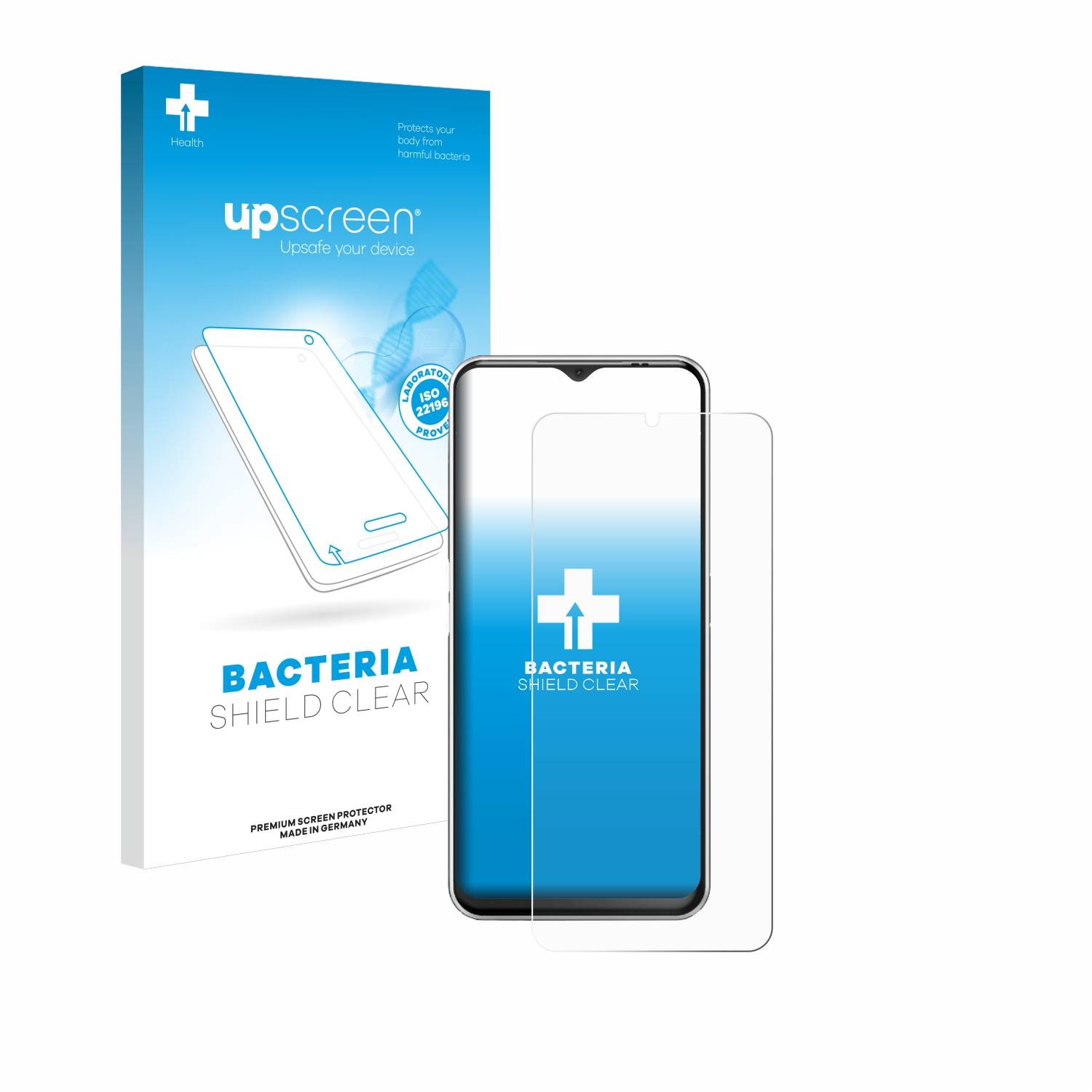 upscreen Bacteria Shield Schutzfolie für Emporia ME.6 - Antibakteriell