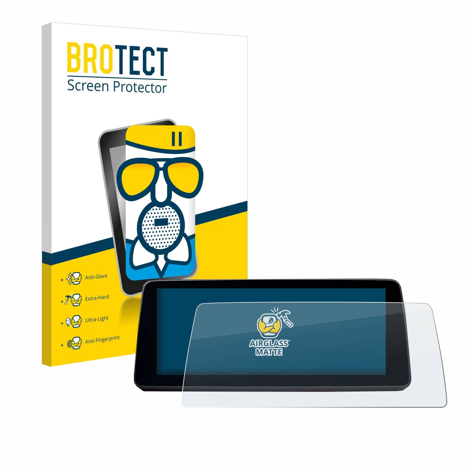 BROTECT AirGlass Matt Glas Panzer Folie für BMW 5 G30/G31 Facelift 2020