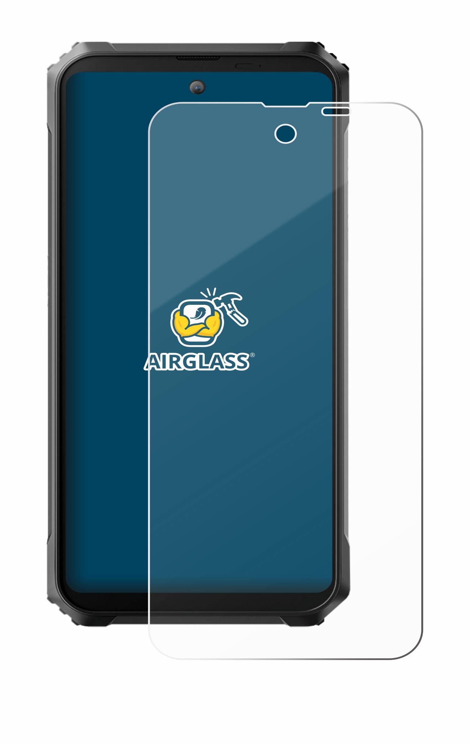 BROTECT AirGlass Flexible Schutz Glas Folie für Blackview BL8000 5G Klar Transparent