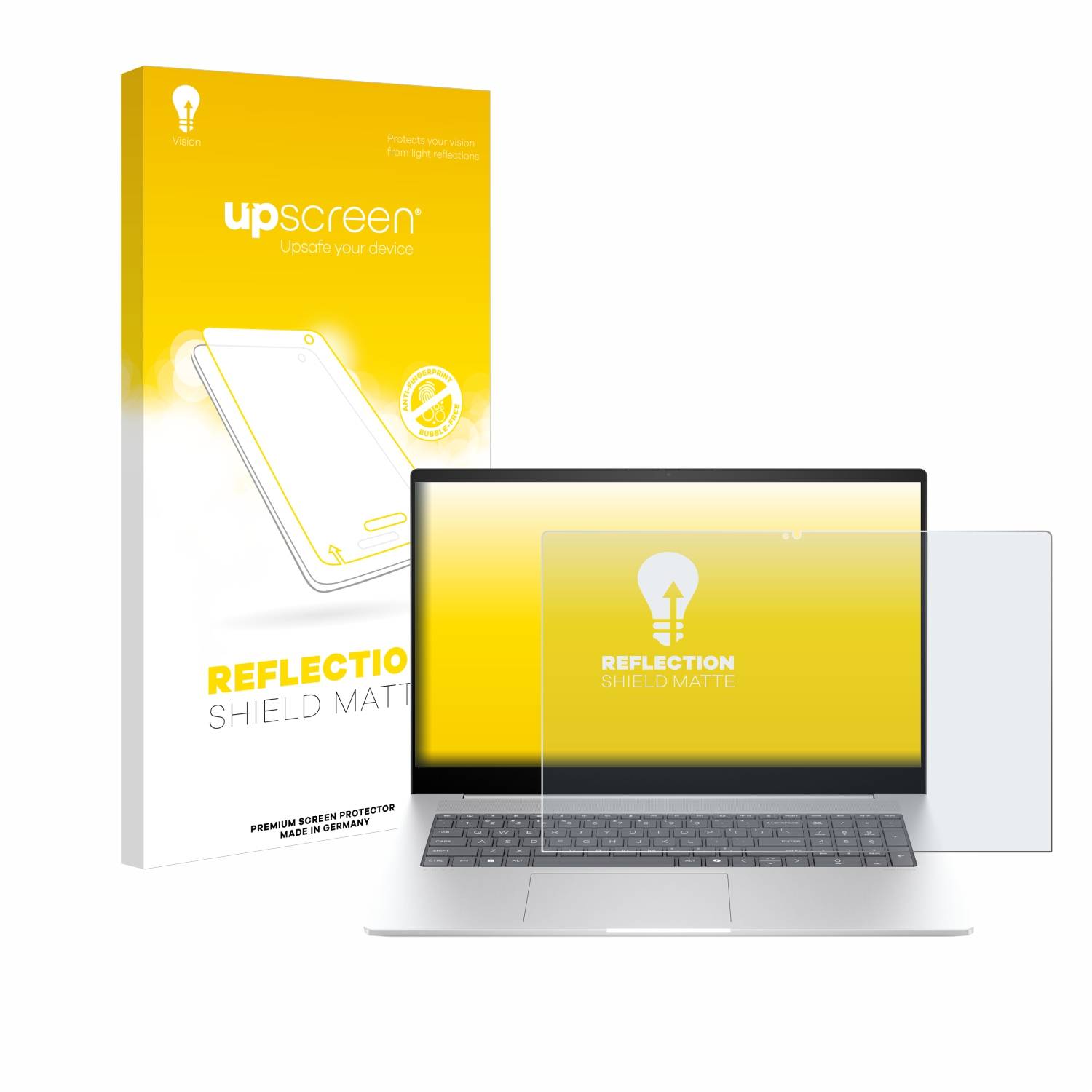 upscreen Schutzfolie für HP Envy 17 2024 Folie Matt Entspiegelt Anti-Reflex