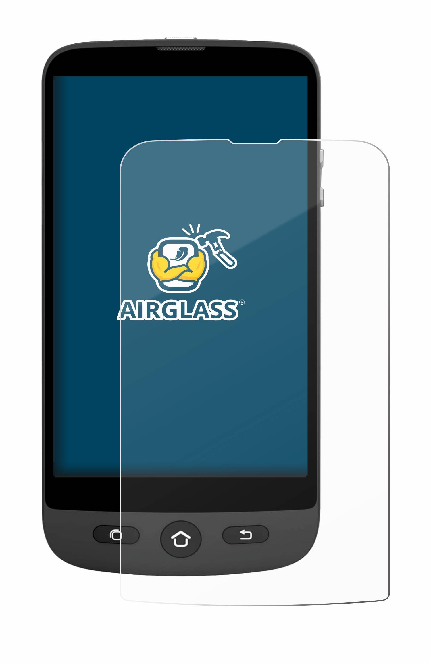 BROTECT AirGlass Flexible Schutz Glas Folie für Swissvoice S510-C Klar Transparent