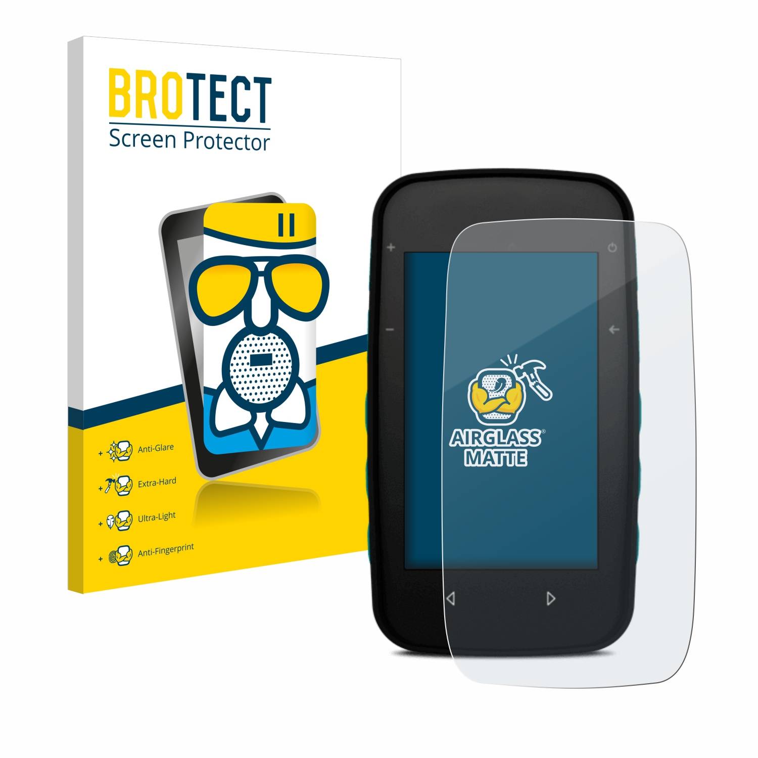 BROTECT AirGlass Matt Glas Schutz Folie für CompeGPS TwoNav Cross Plus