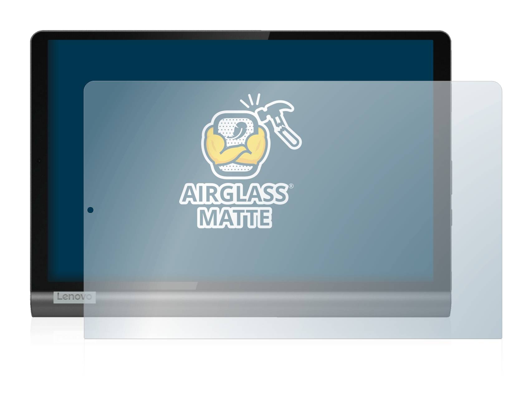 BROTECT AirGlass Flexible Schutz Glas Folie für Lenovo Yoga SmartTab Matt Entspiegelt