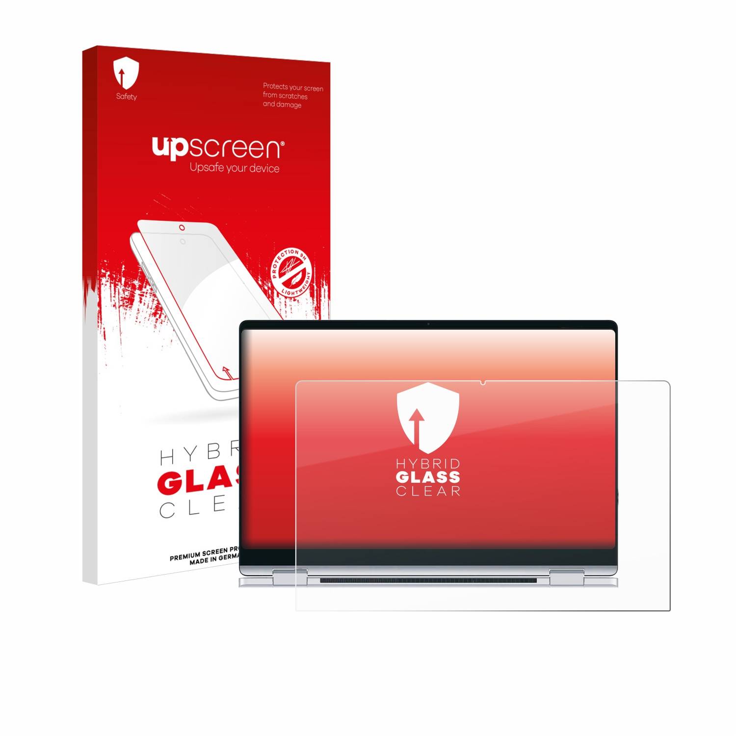 upscreen Hybrid Glas Schutz-Folie für Samsung Galaxy Book4 360 15.6