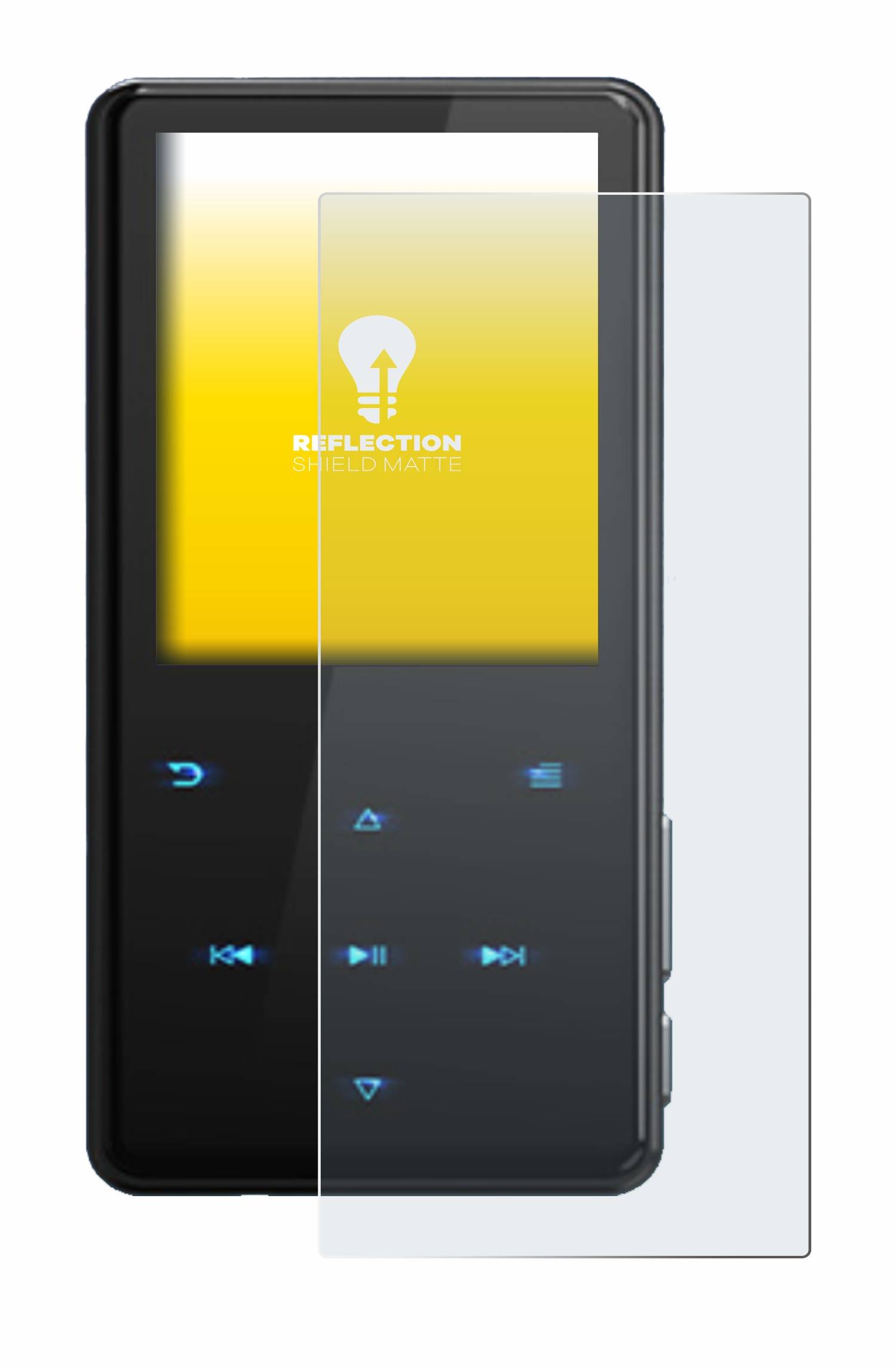upscreen Reflection Shield Matt Schutzfolie für MUZXQII D16 (64GB)