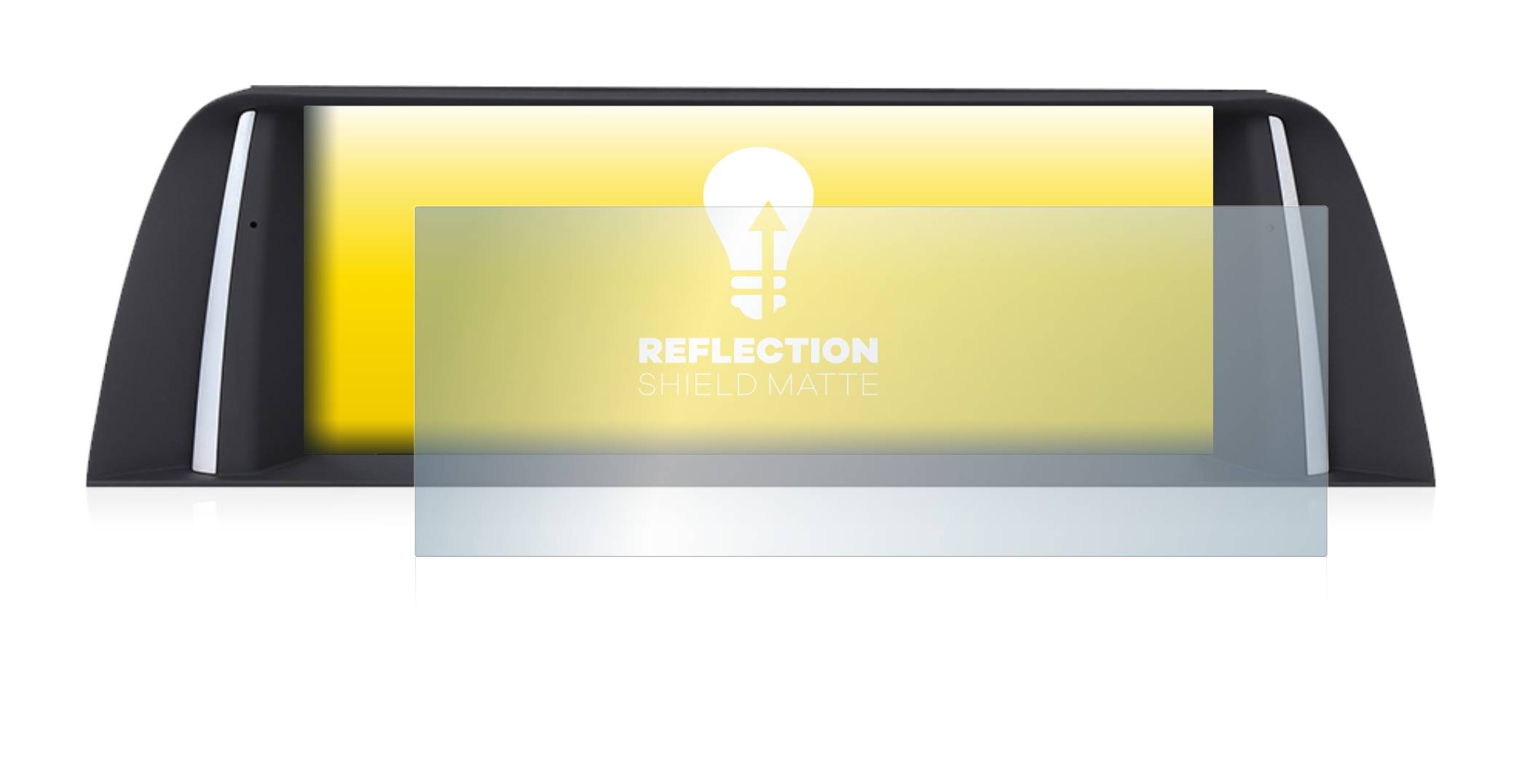 upscreen Reflection Shield Matt Schutzfolie für BMW 5 F11 2012 Infotainment System