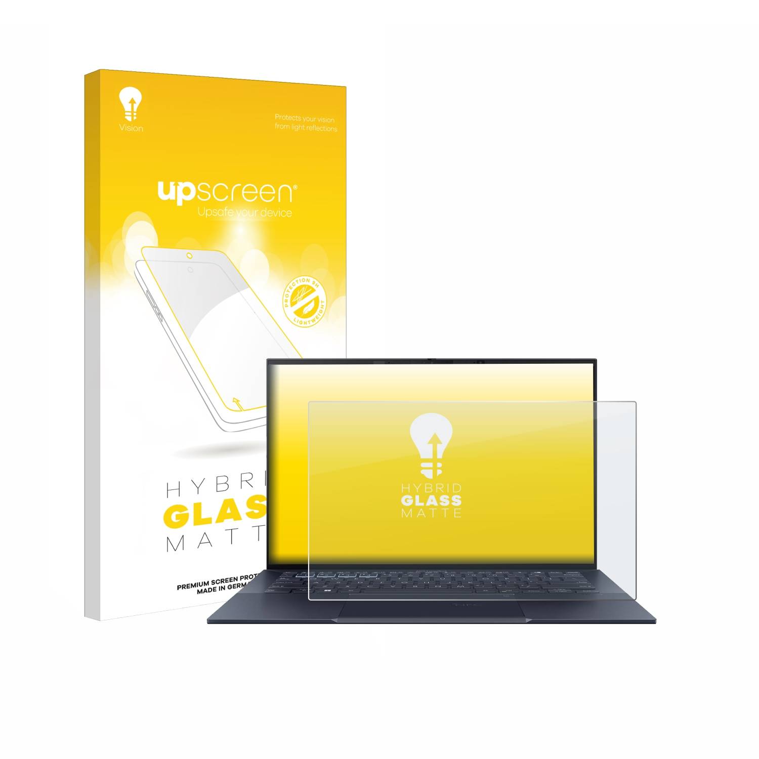upscreen Hybrid Glas Matt Panzer-Folie für ASUS ExpertBook B9 B9403