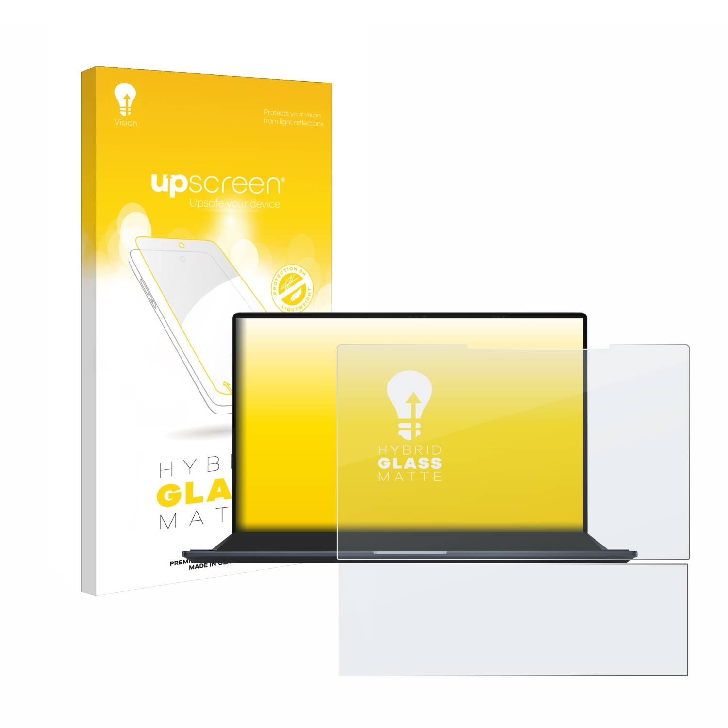 upscreen Hybrid Glas Matt Schutz-Folie für ASUS ZenBook Pro 14 Duo OLED UX8402