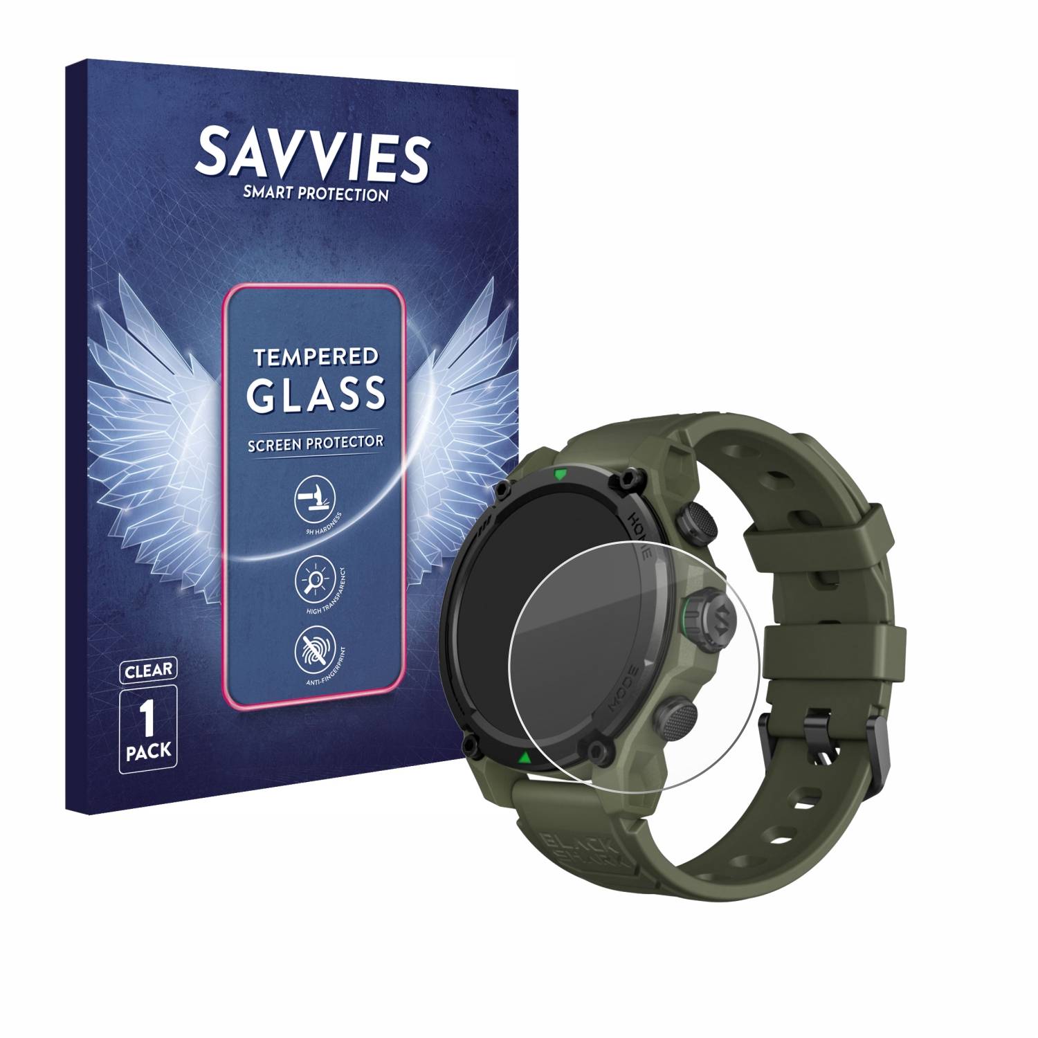 Savvies Clear Schutzglas für Xiaomi Black Shark GS3