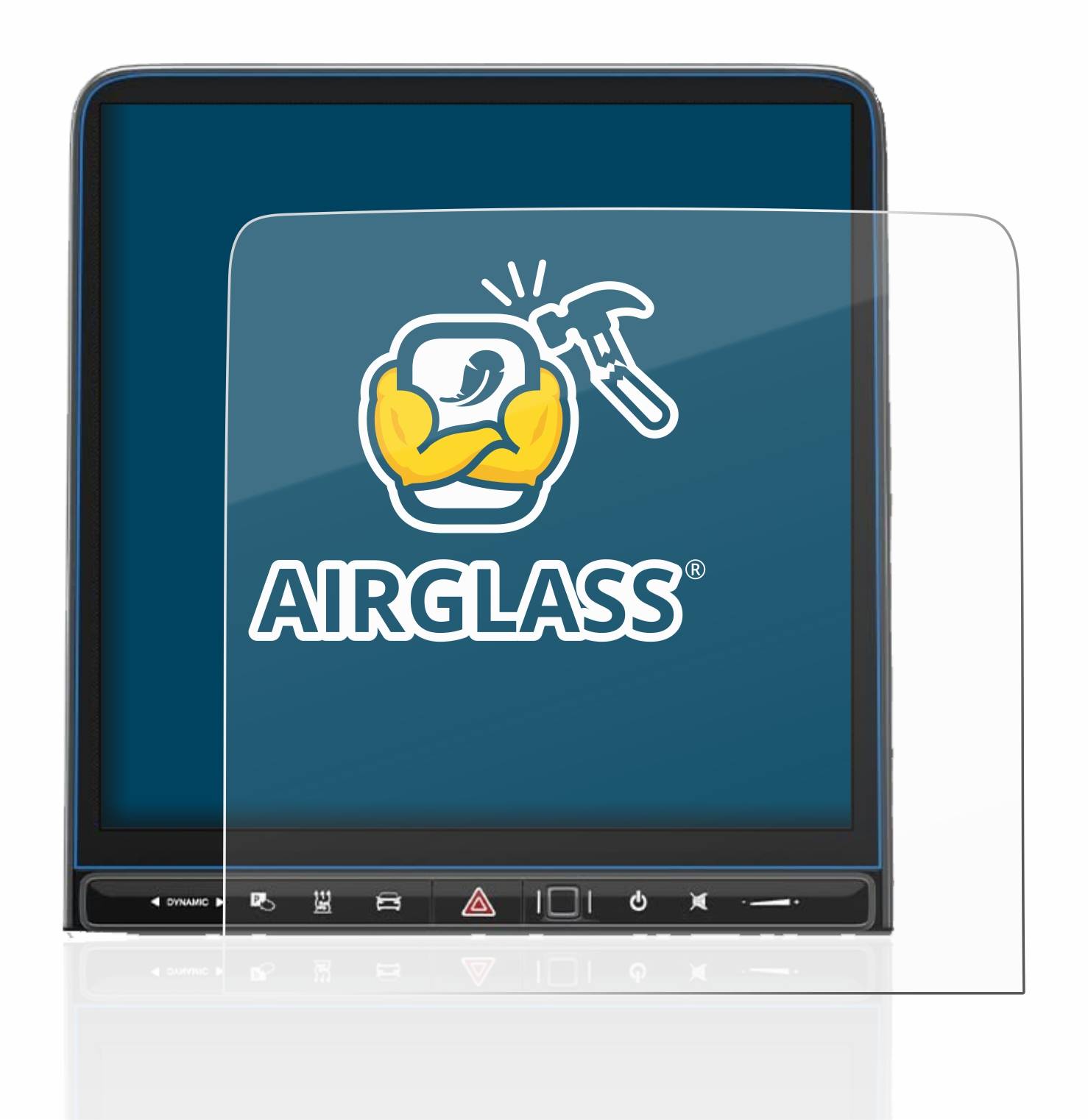 BROTECT AirGlass Glas Schutz-Folie für Mercedes-Benz EQS 2022-2023 - Schutzglas