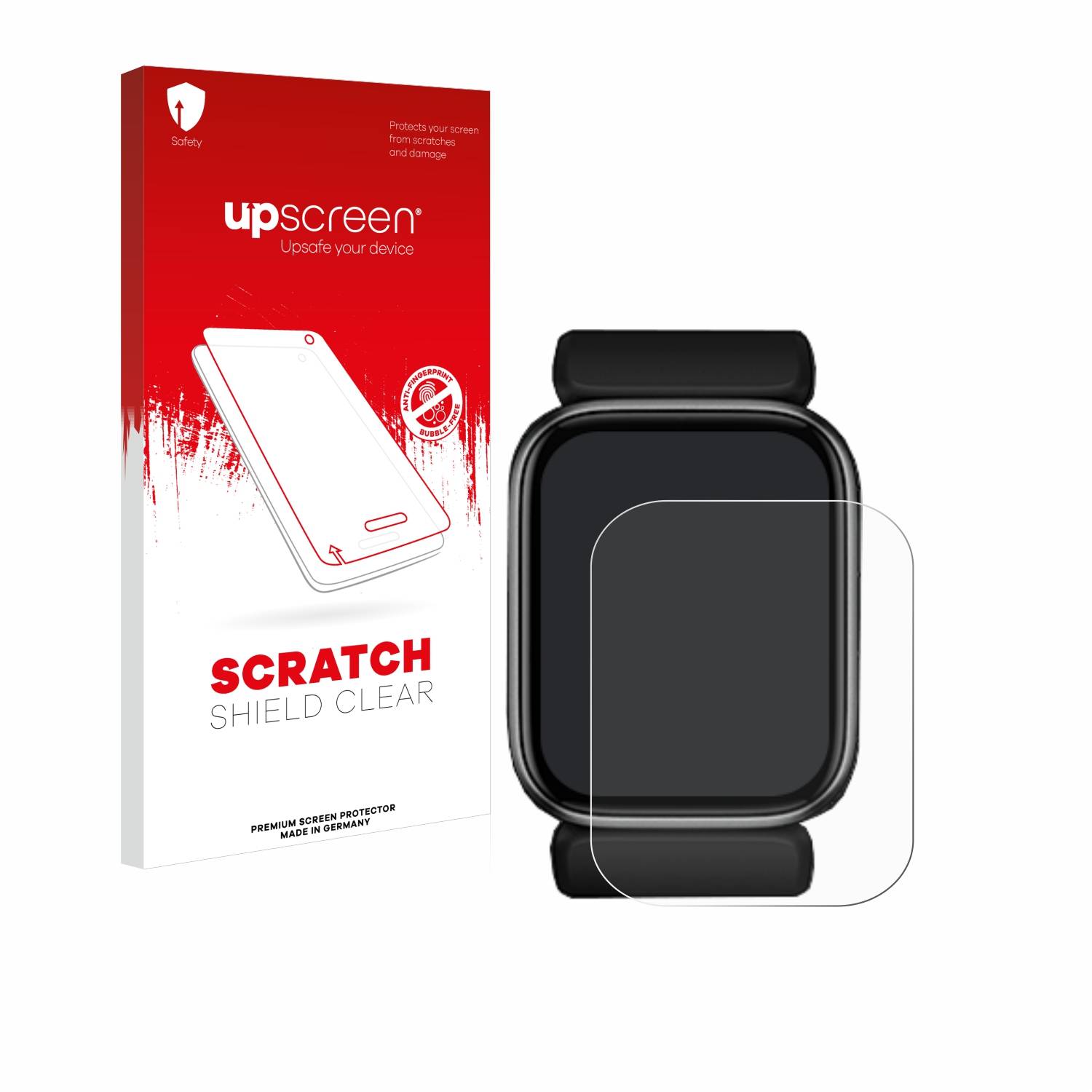 upscreen Schutzfolie für YHE BP Doctor Fit Kratzschutz Anti-Fingerprint Klar