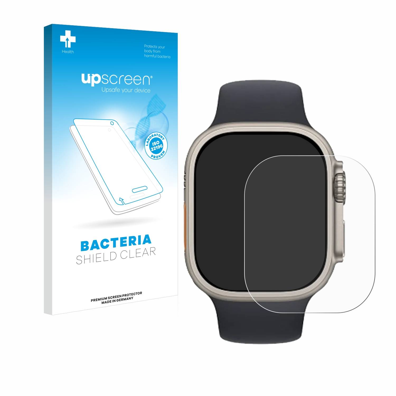 upscreen Bacteria Shield Schutzfolie für Phanphan GS8 Ultra 1.9 - Antibakteriell