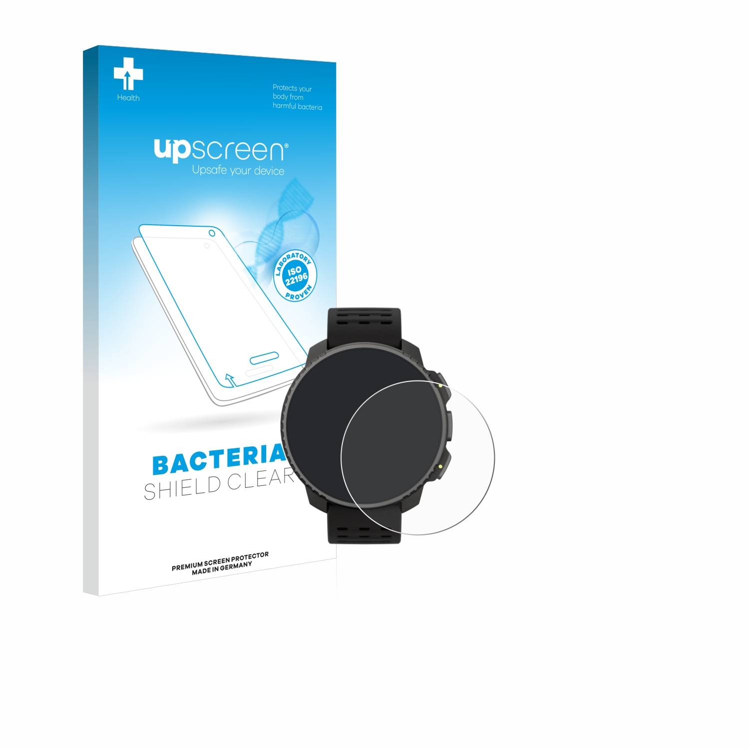 upscreen Bacteria Shield Schutzfolie für Suunto Vertical Solar - Antibakteriell