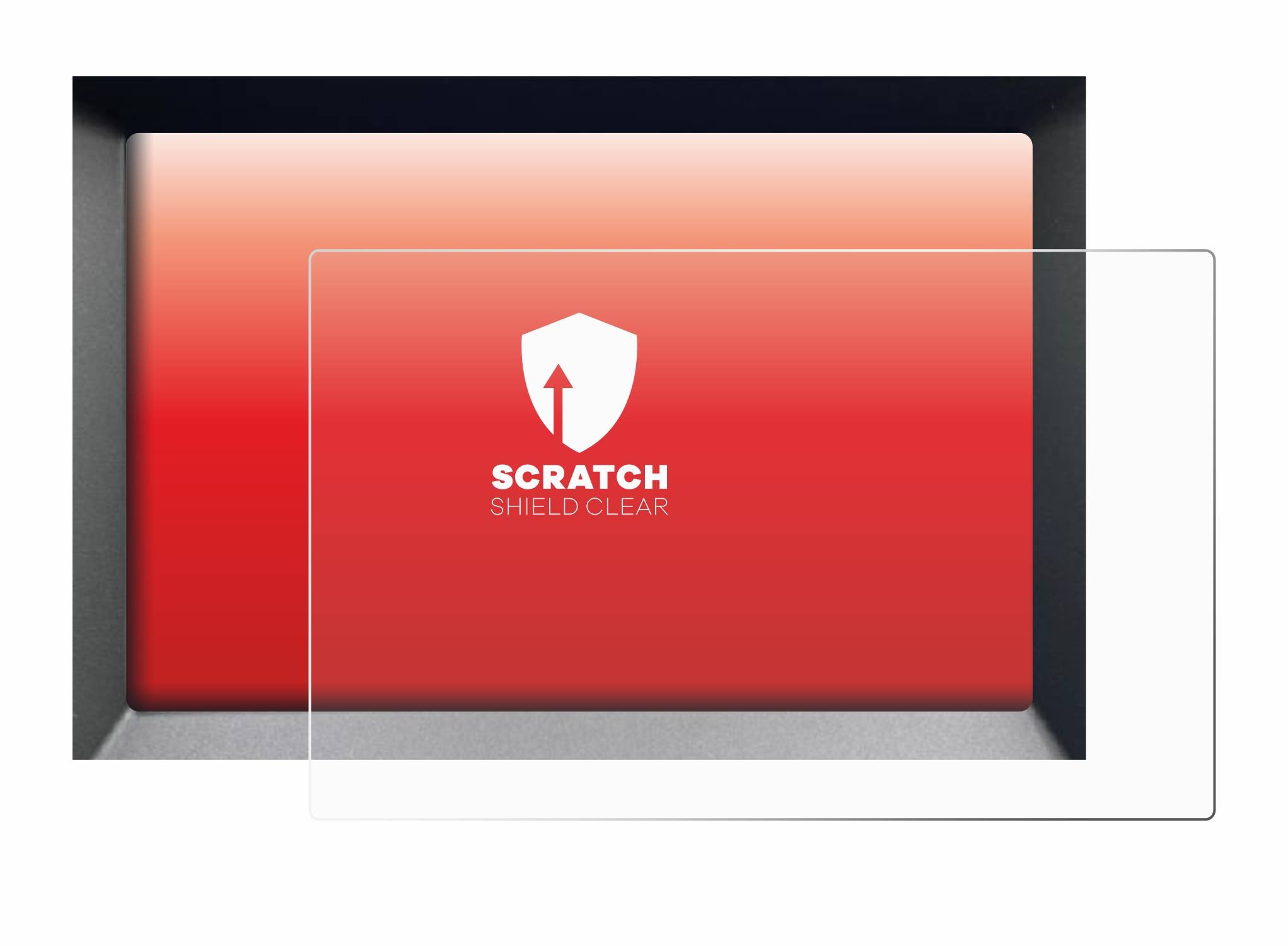 upscreen Schutzfolie für Ford Galaxy Hybrid 8" 2022 Kratzschutz Anti-Fingerprint Klar