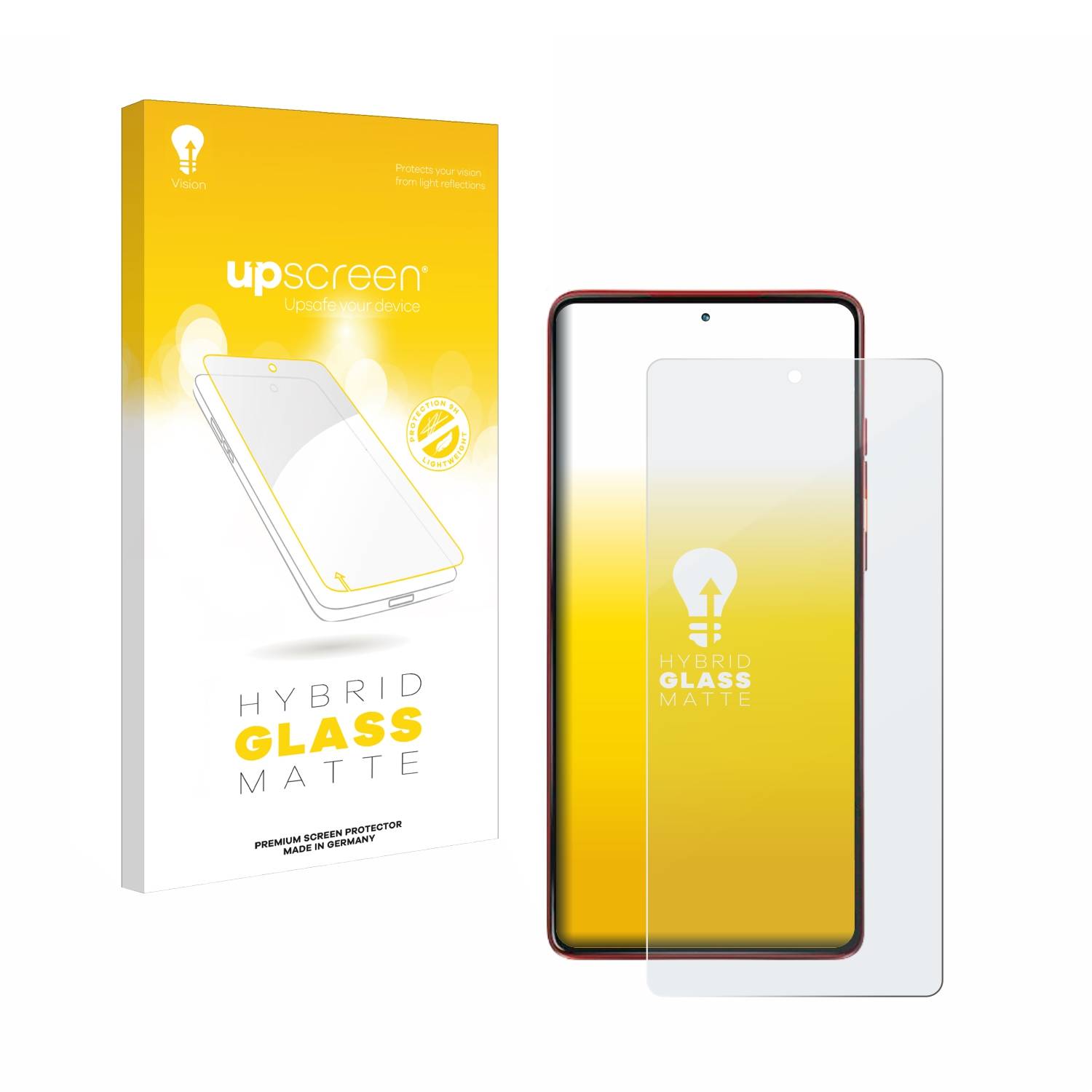 upscreen Hybrid Glas Matt Panzer-Folie für Motorola Moto G Stylus 5G 2024
