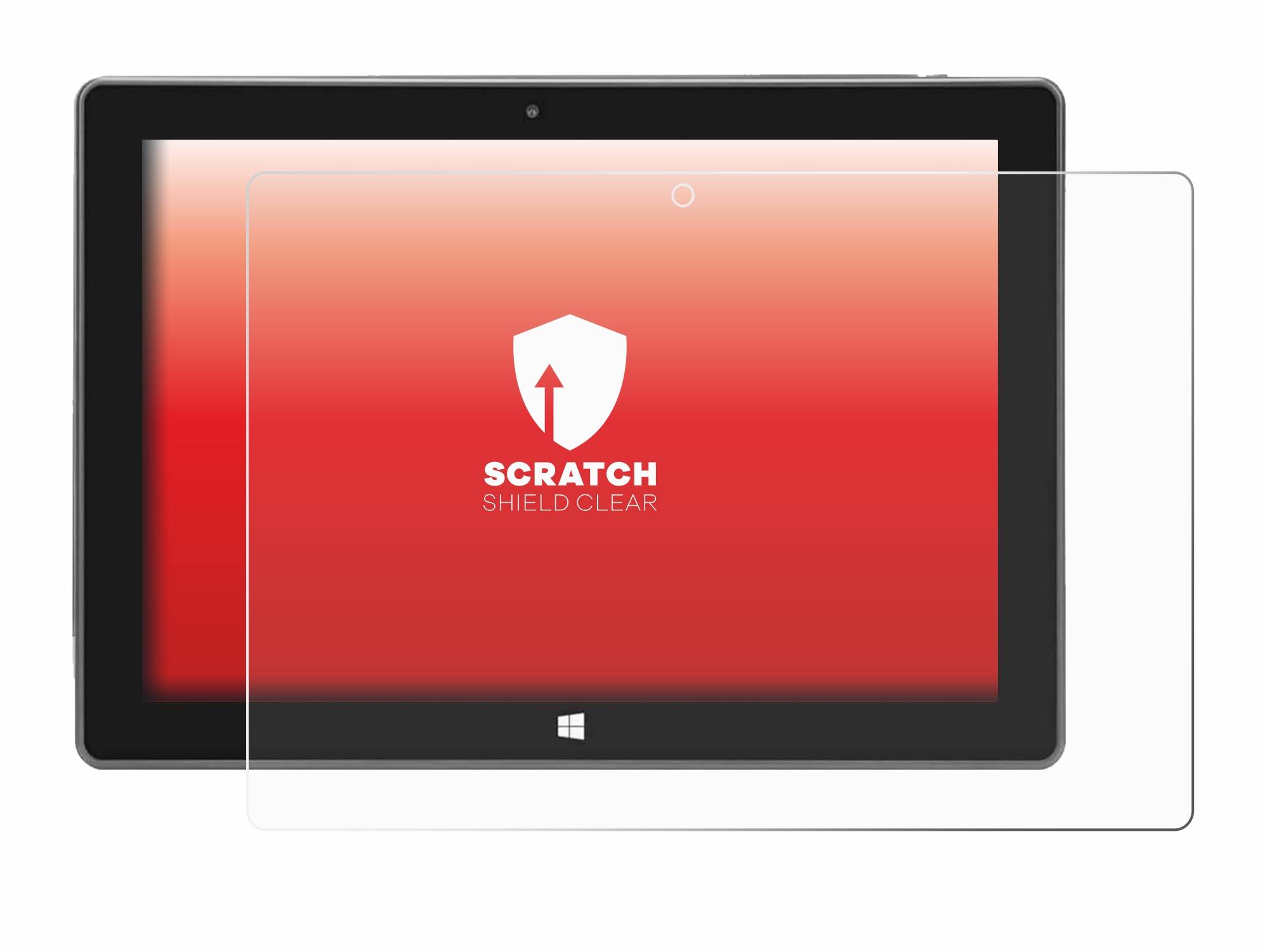upscreen Scratch Shield Schutzfolie für SZTPS Tablet 10.1