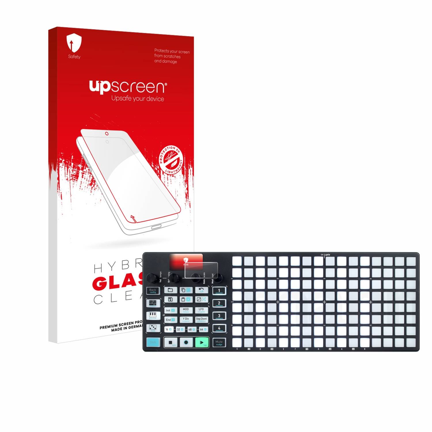 upscreen Flexible Schutz Glas Folie für OXI Instruments One Schutzglas 9H Hybridglas Klar