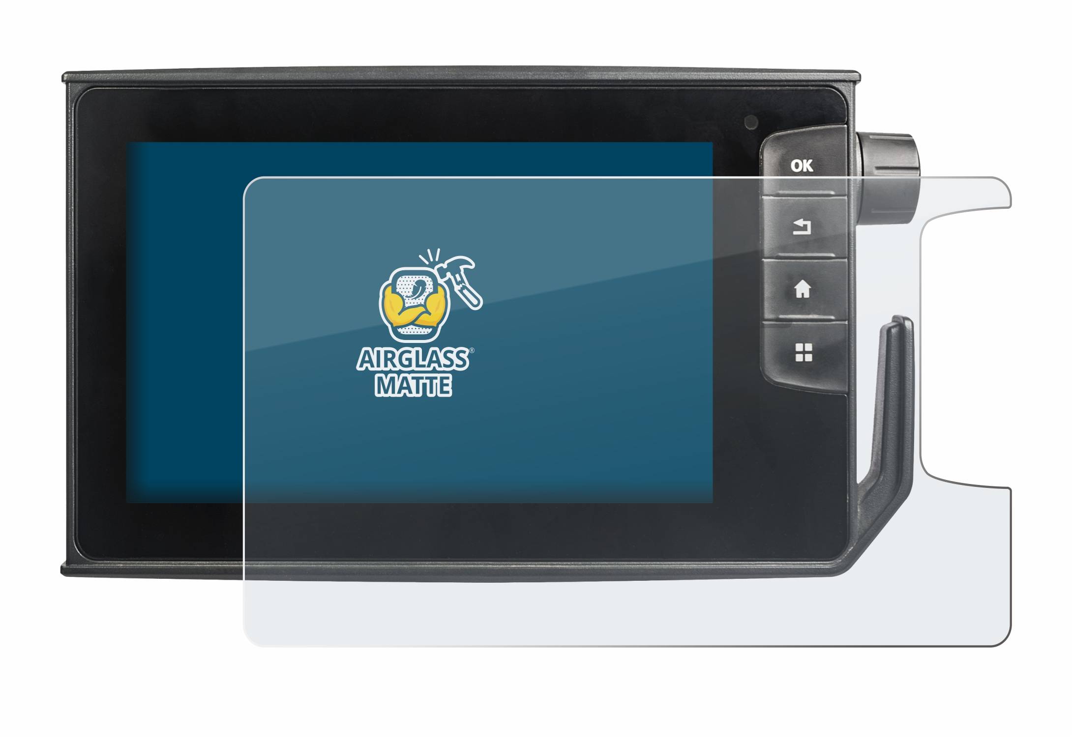 BROTECT AirGlass Flexible Schutz Glas Folie für Valtra SmartTouch Terminal Matt Entspiegelt
